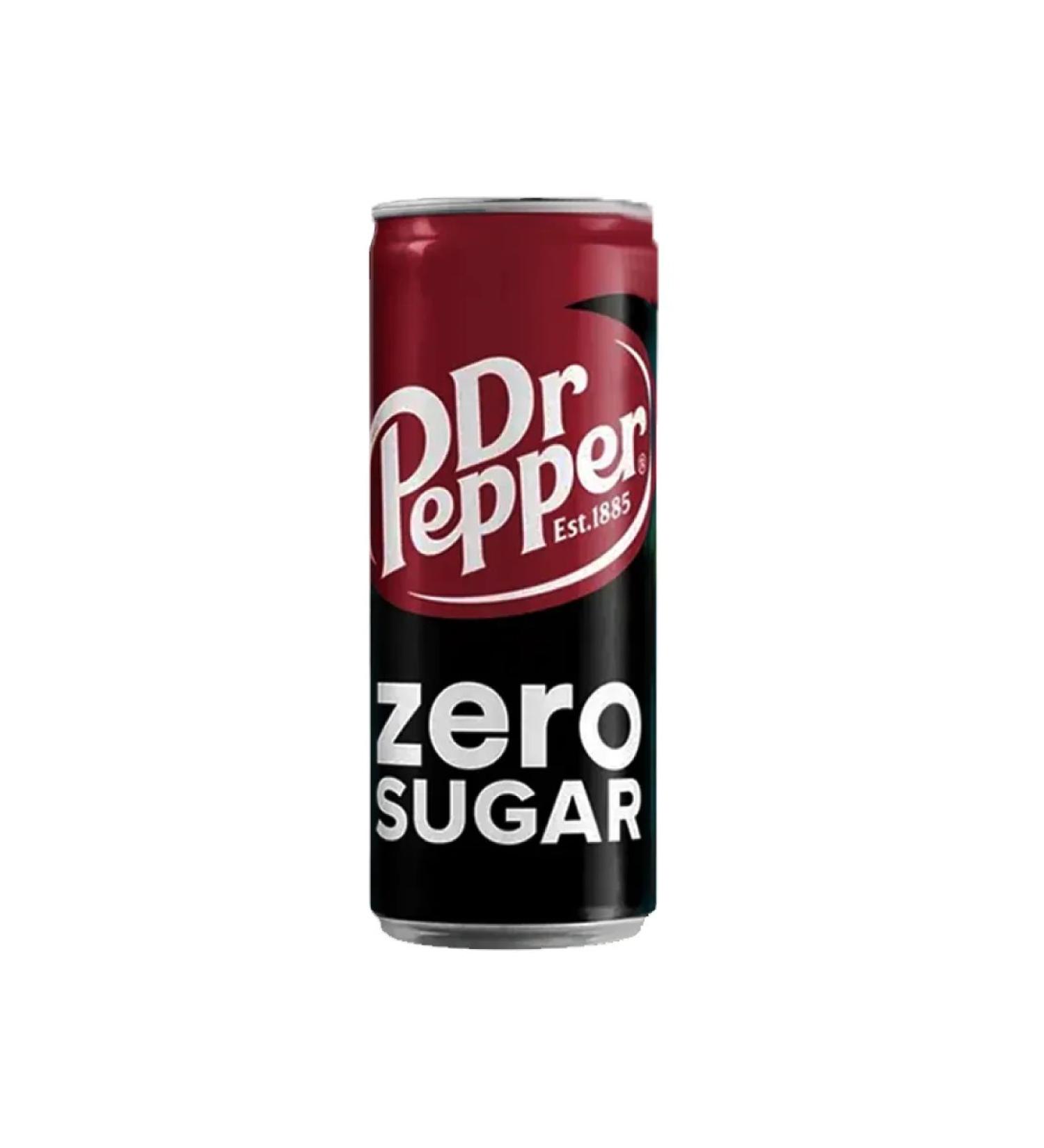 Dr Pepper Drink gas zero 330 ml