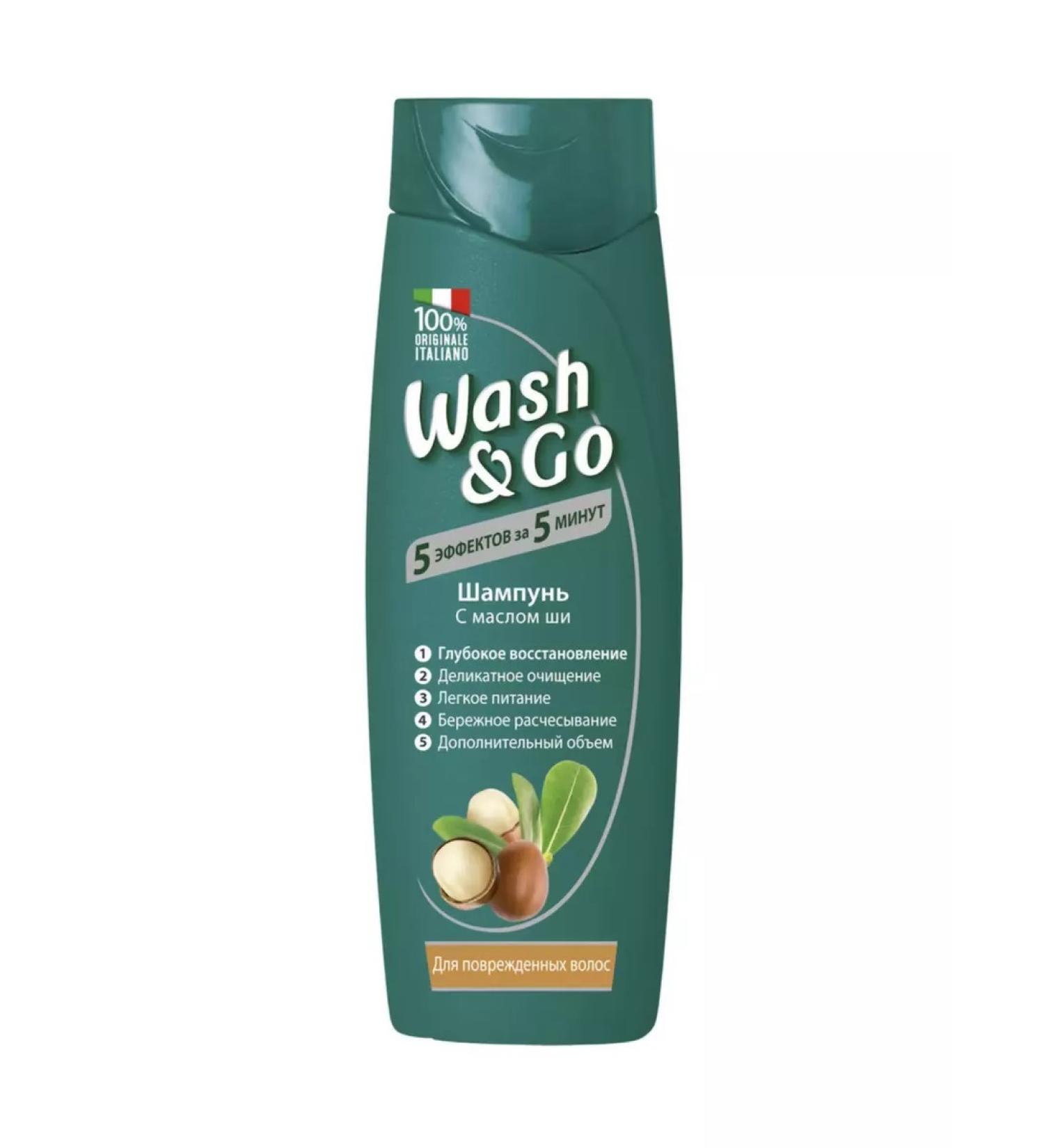 Wash&GO Shampoo with shi oil 180 ml