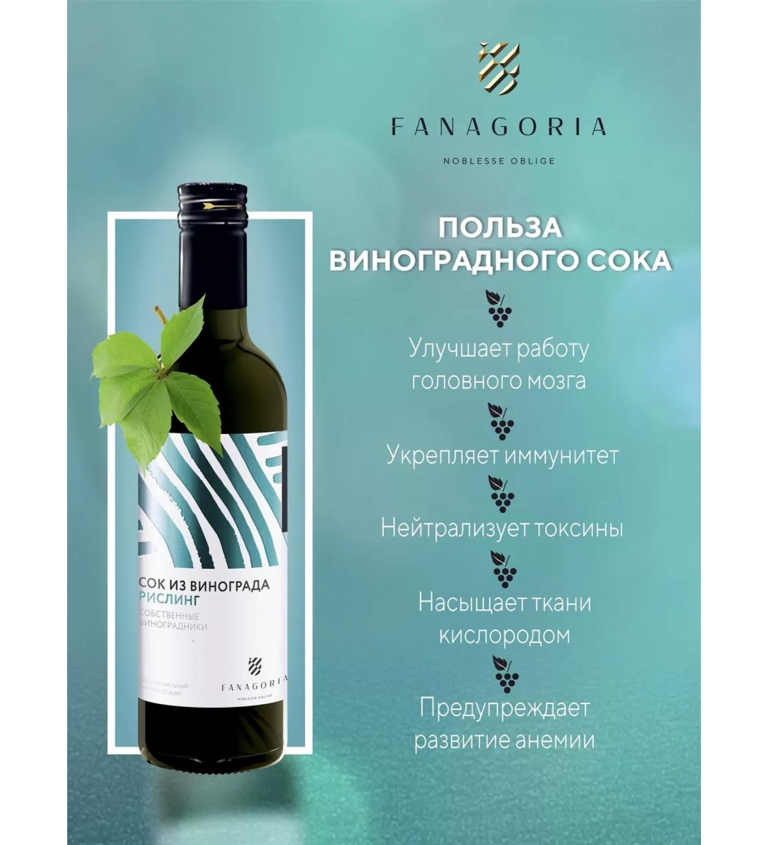 Grape White Resting Fanagoria Natural 375 ml - Buy Online on GoSupps.com