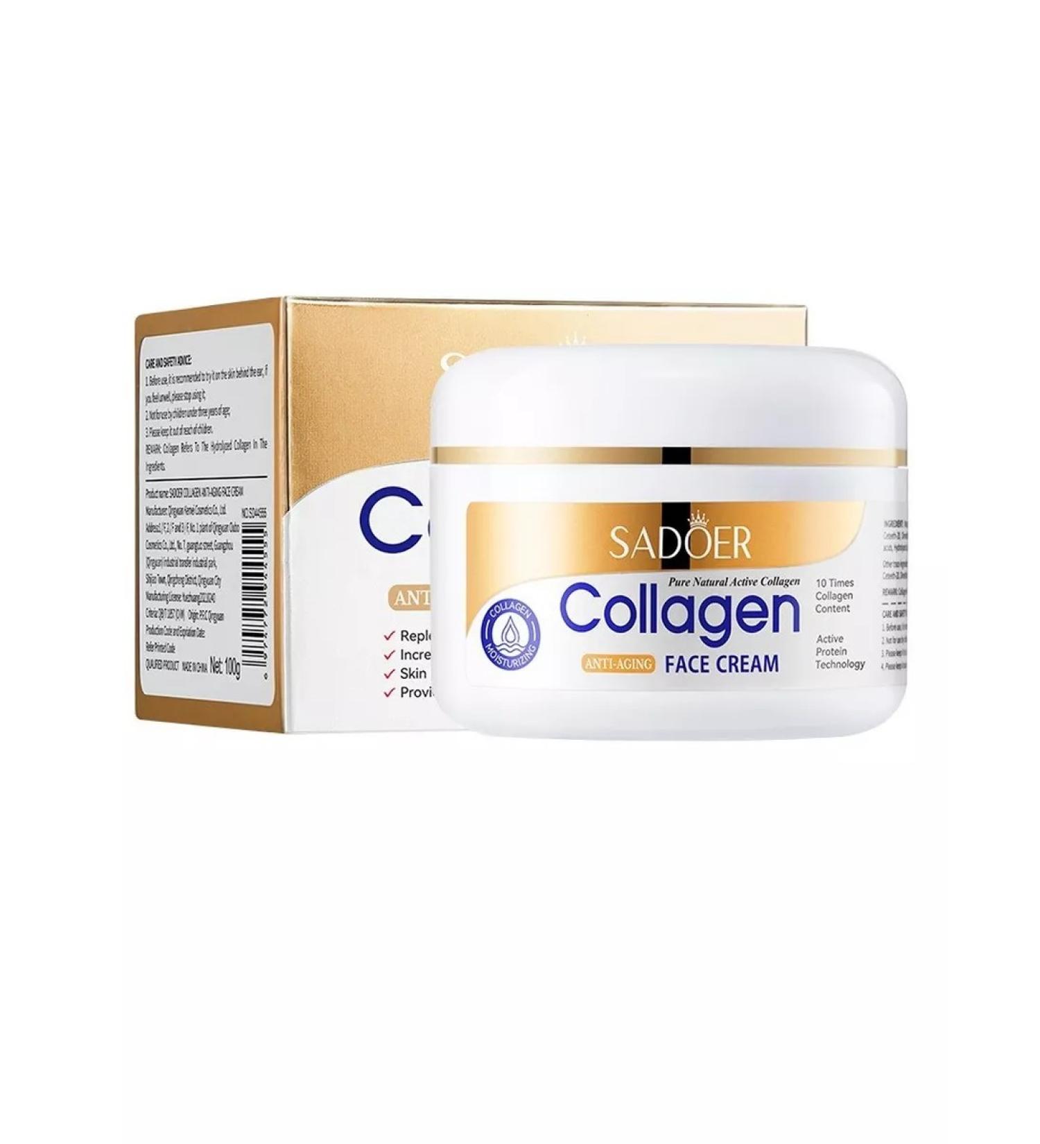 sadoer Moisturizing face cream with collagen