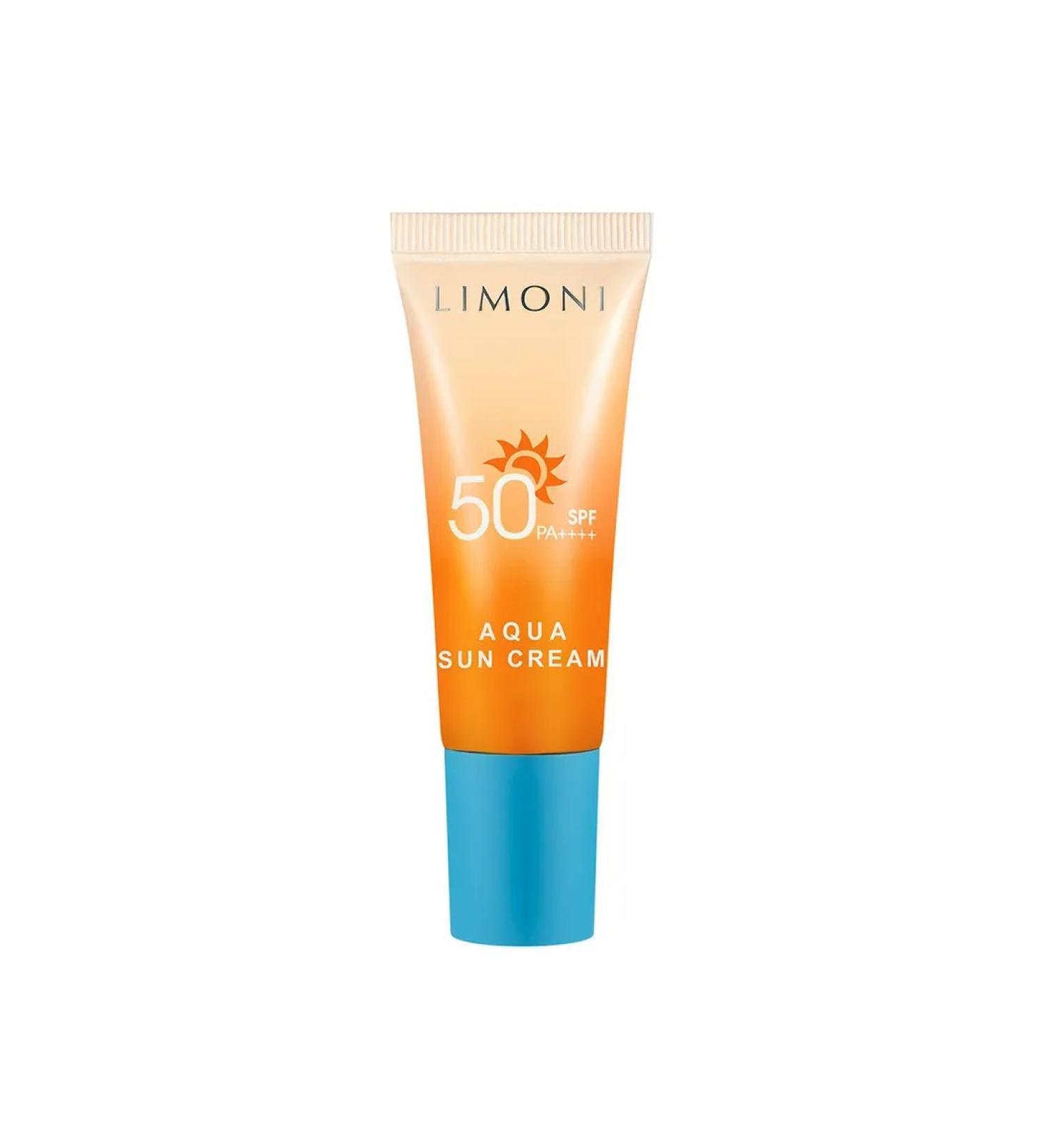 Limoni Sunscreen cream SPF 50+RA ++++ Aqua Sun Cream 25 ml