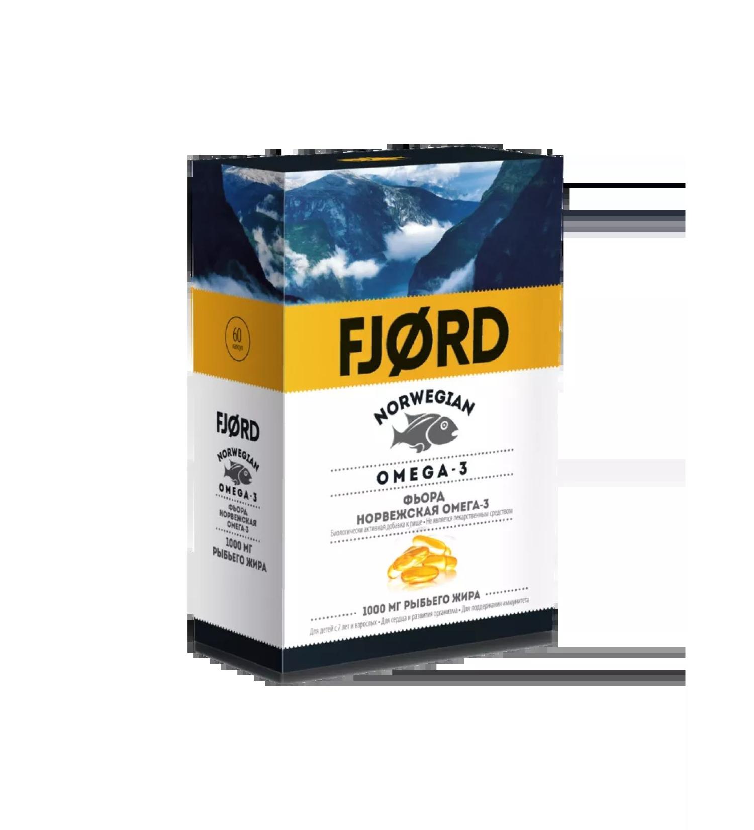 Good health Fjord Norwegian omega-3 capsules at 87g 60pcs