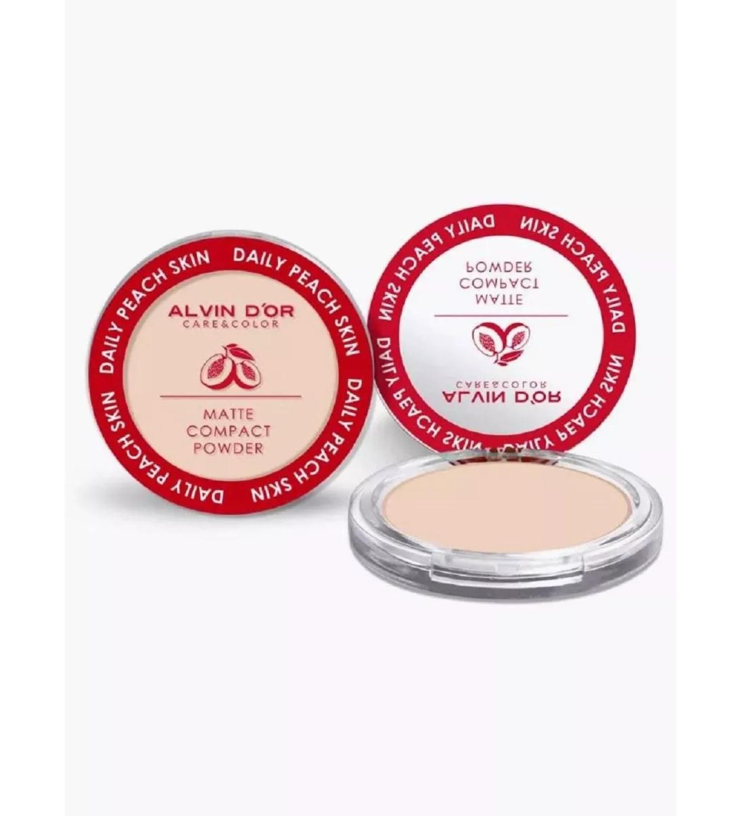 Alvin D'or Compact powder for the face Daily Peach Skin tone 02