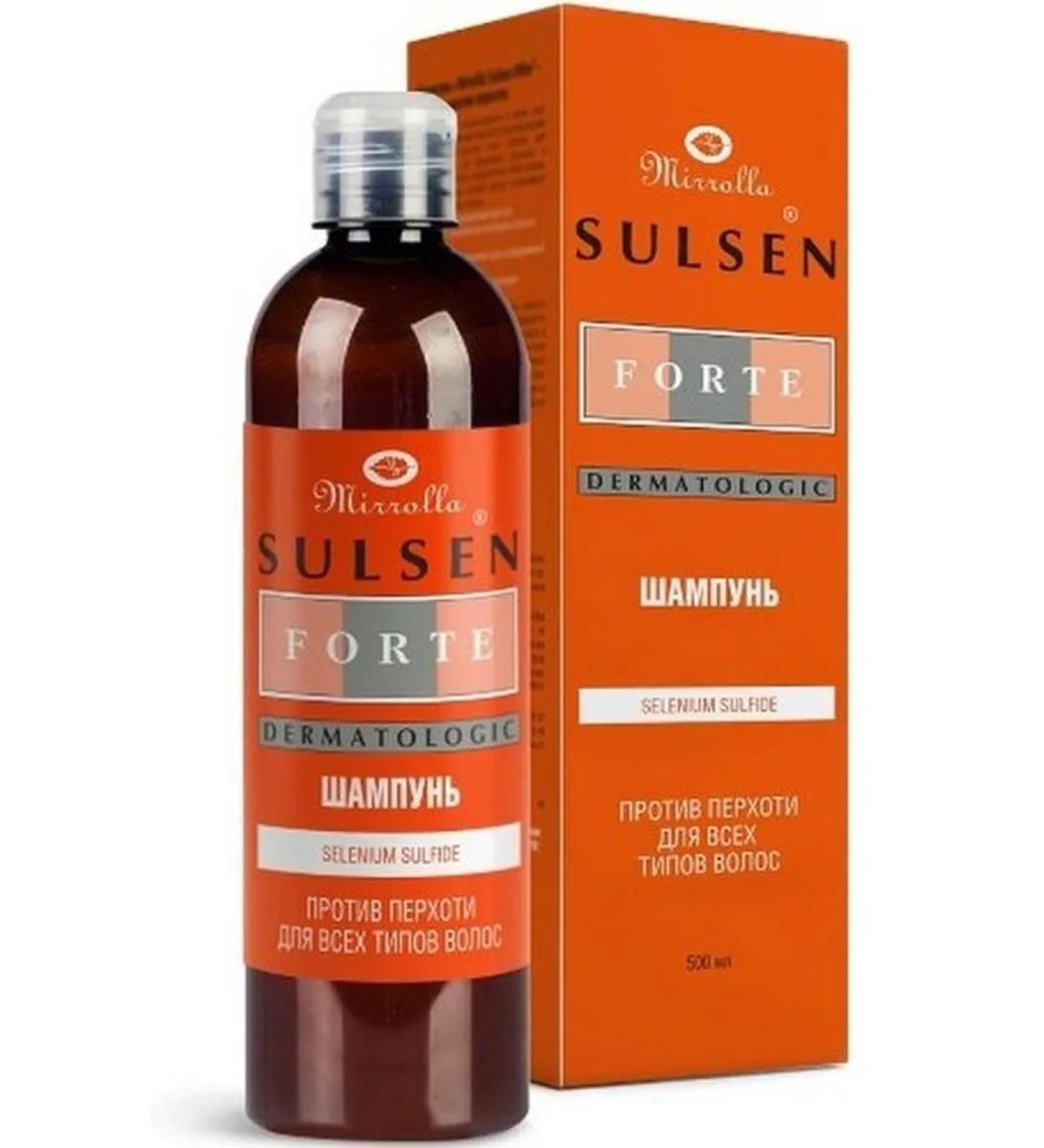 mirrolla Sulsen Forte shampoo against dandruff 500 ml-1pcs - Buy Online on GoSupps.com