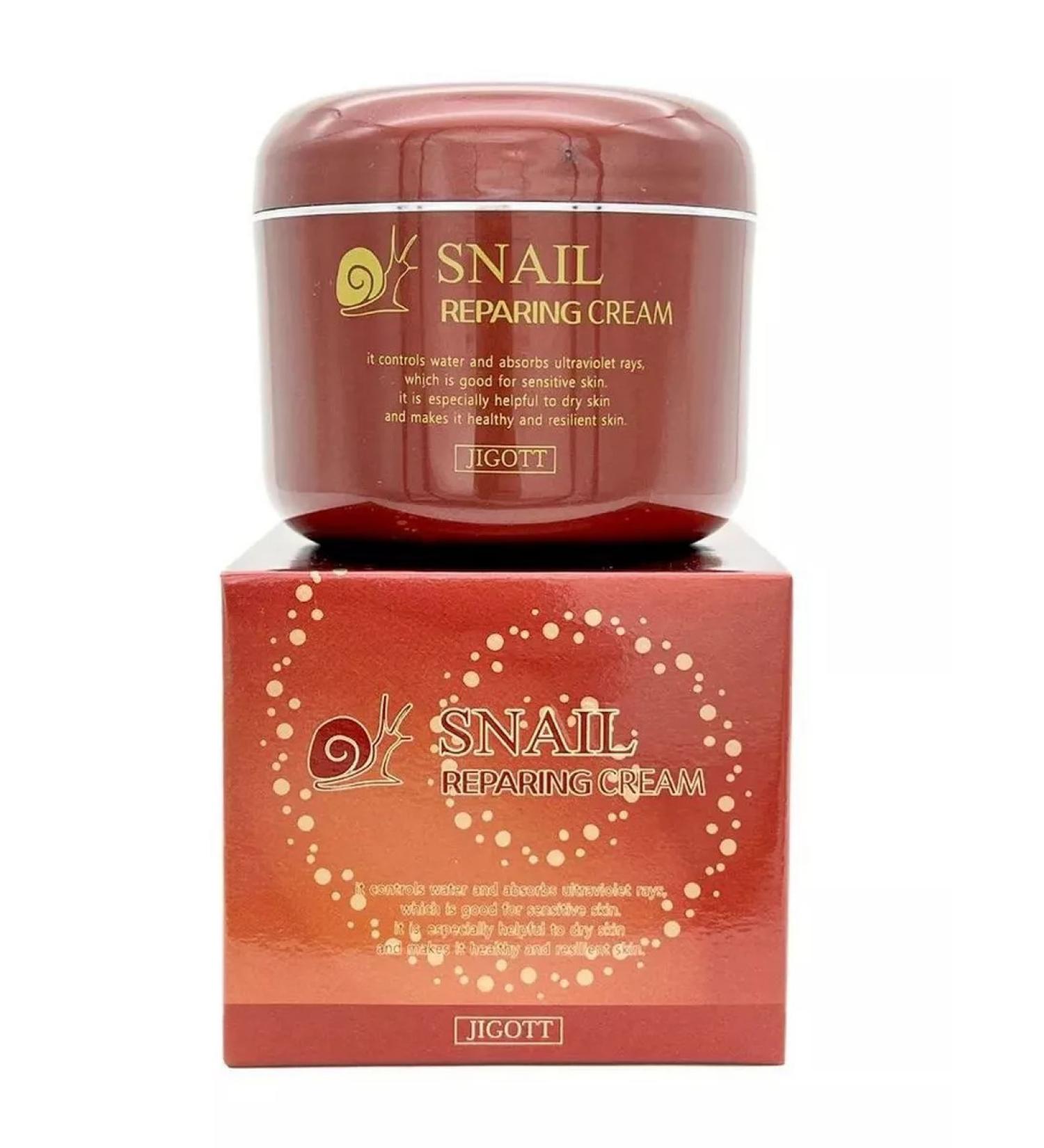 Jigott Multifunctional cream Snail Repairing Cream - Buy Online on GoSupps.com