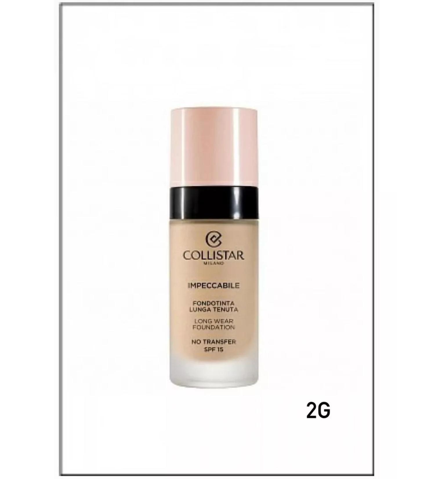 Collistar Impecabile Long Wear Foundation 2G Tonal Face Cream