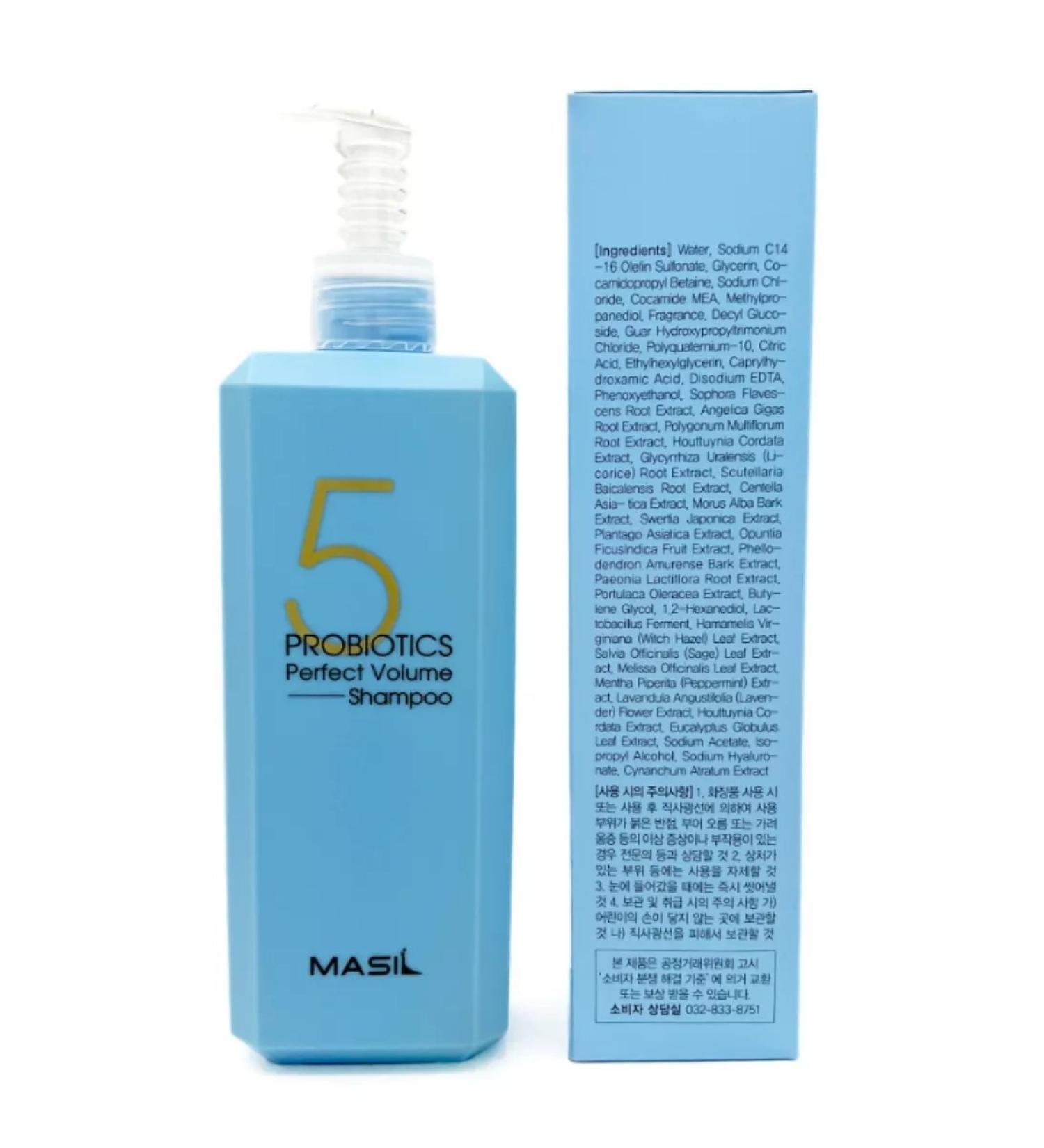 MASIL Shampoo 5 Probiotics Perfect Volume Shampoo 500 ml - Buy Online on GoSupps.com