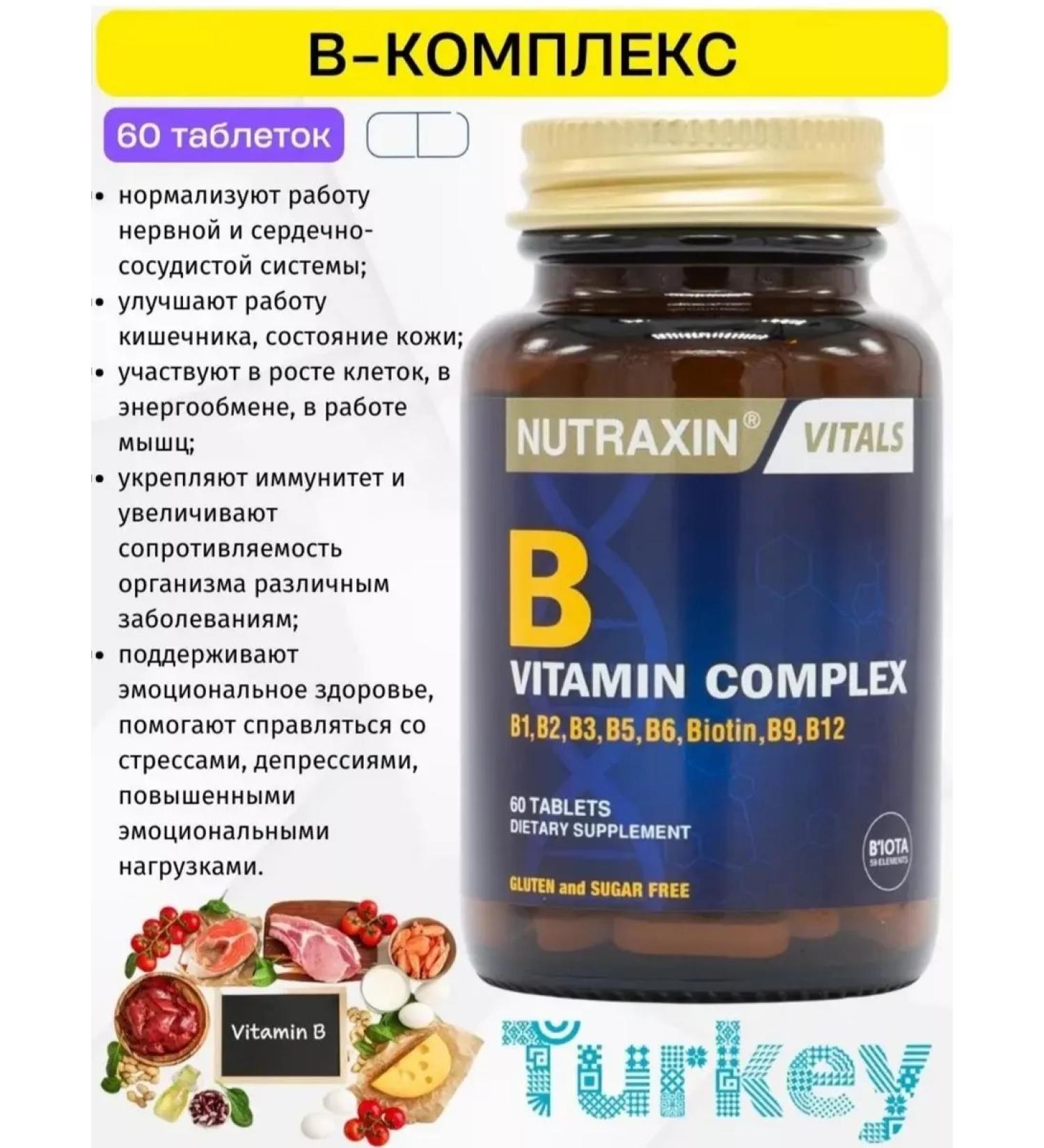 NUTRAXIN B-complex vitamins for hair and skin - Buy Online on GoSupps.com