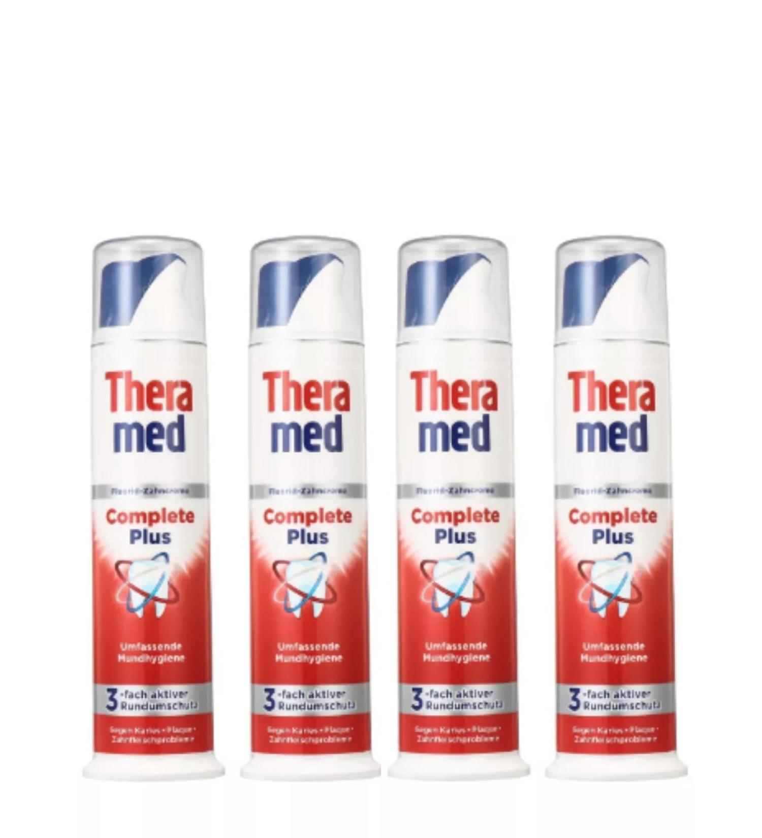 THERAMED Complete plus toothpaste 100 ml Germany 4 pcs - Buy Online on GoSupps.com