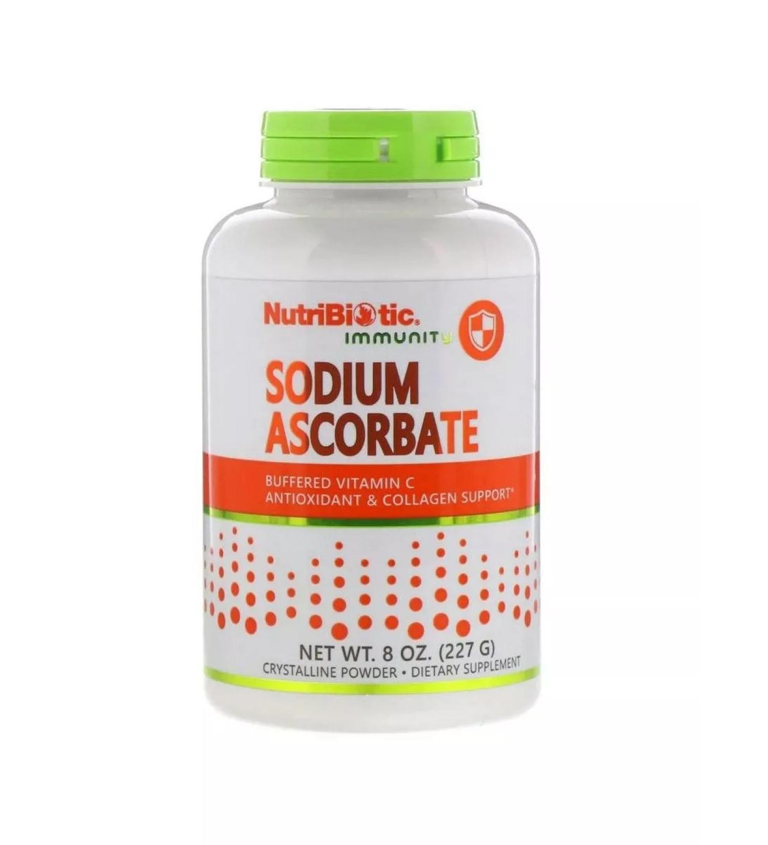 NutriBiotic Sodium Ascorbate 227 - Buy Online on GoSupps.com