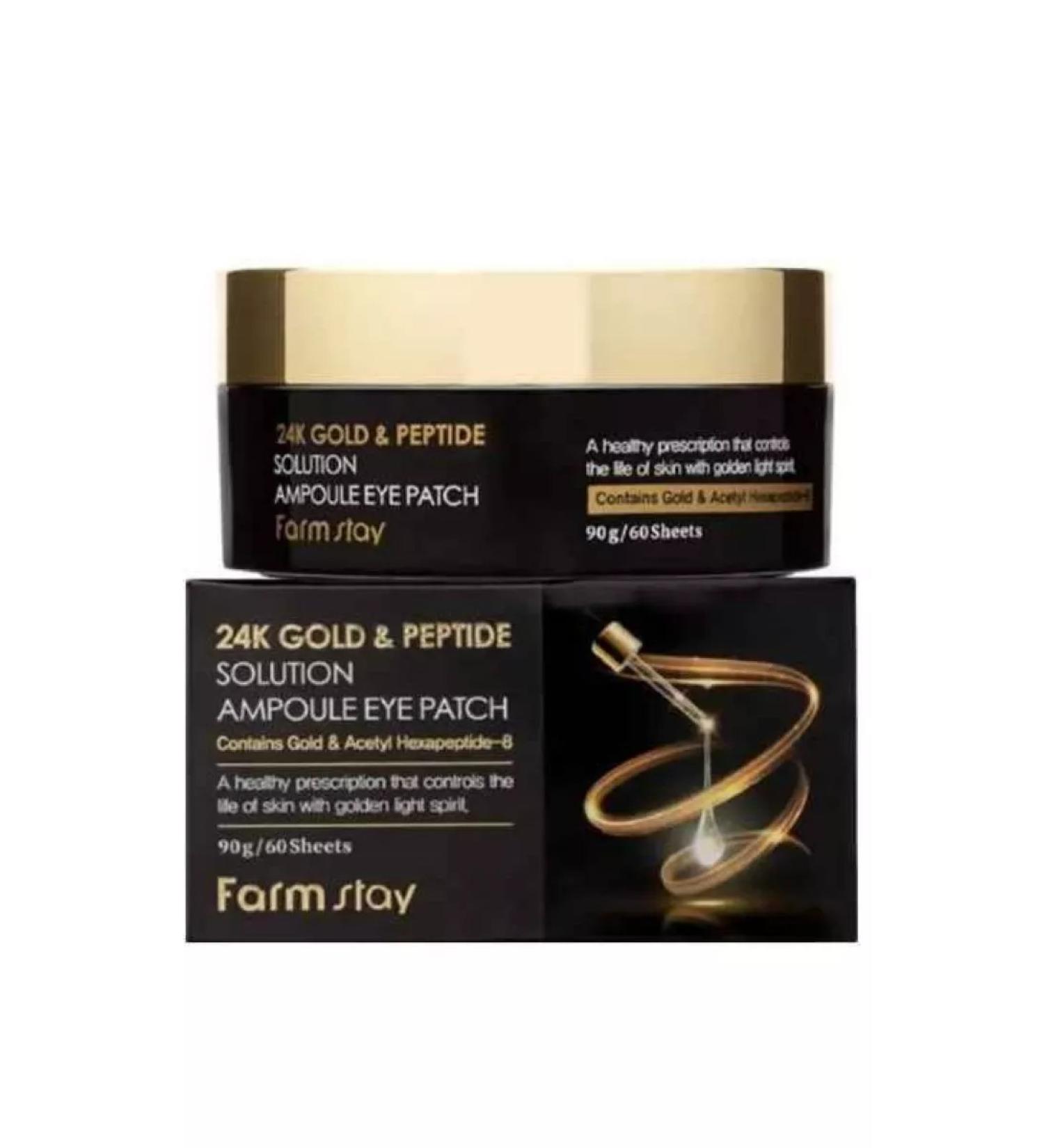 Farm Stay Hydrogel patches for the eyes with gold and peptides