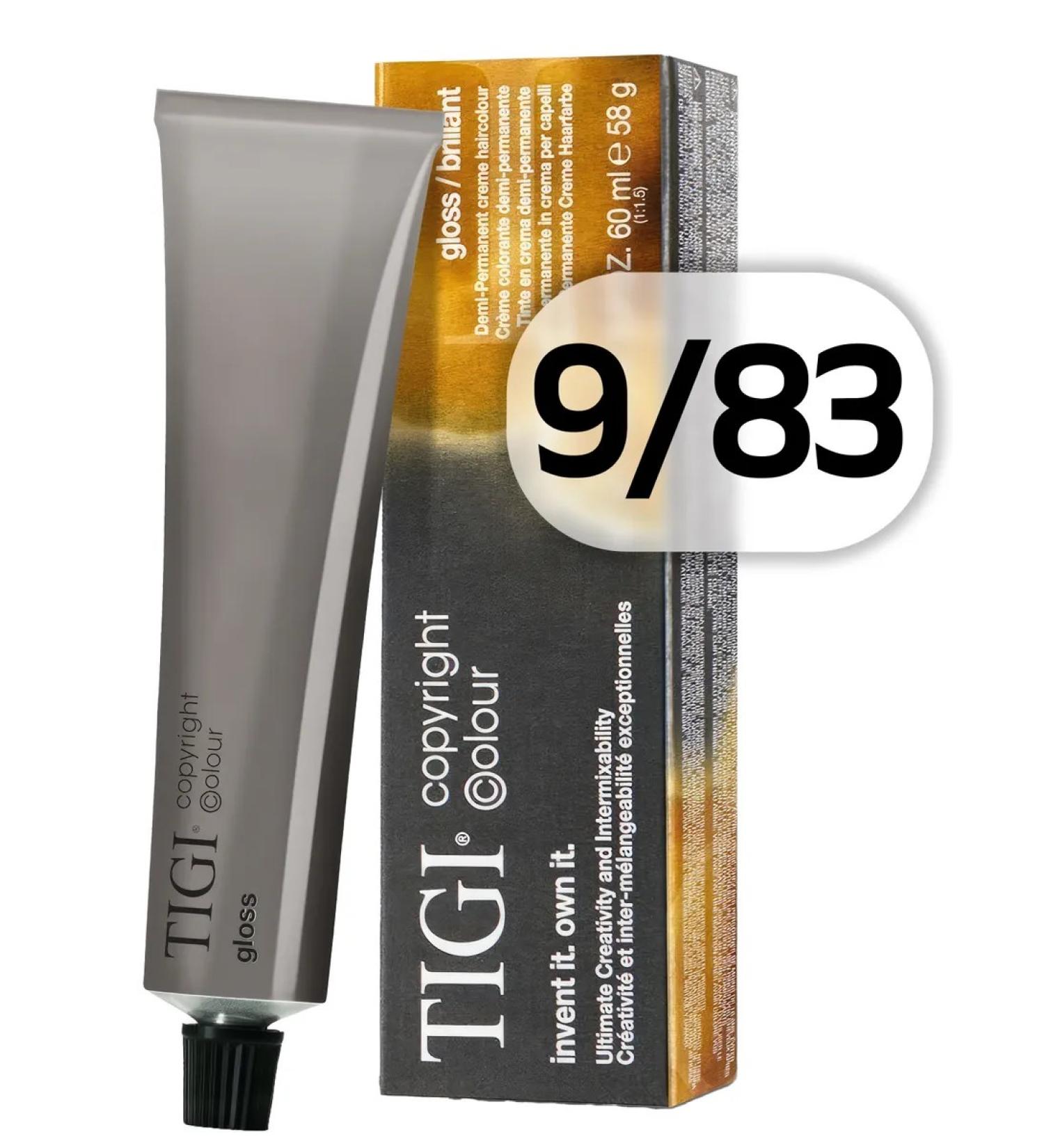 TIGI Gloss 9 83 Tinting hair cream for hair 60 ml - Buy Online on GoSupps.com