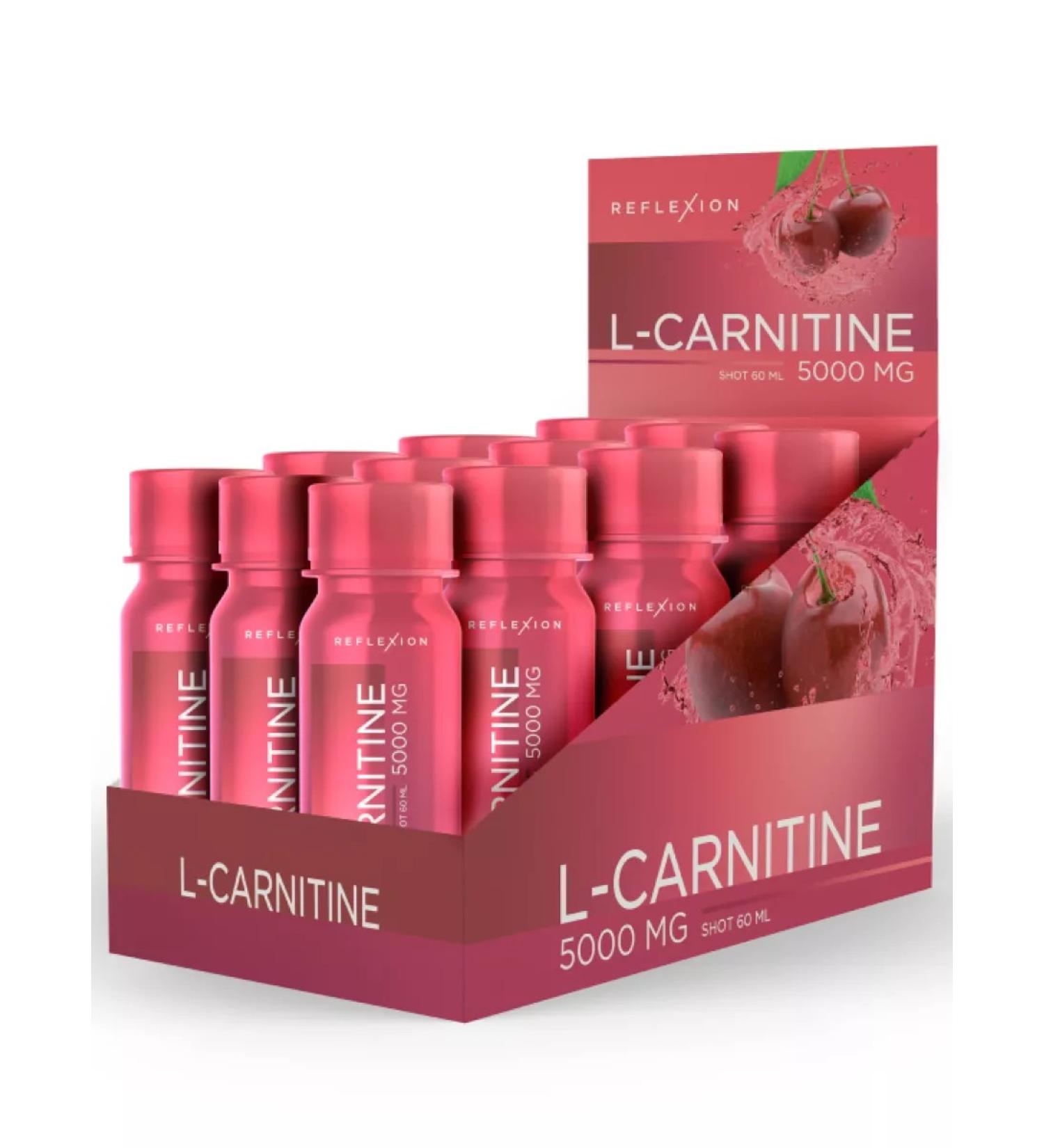 Reflexion L -Carnitine 5000 mg 12*60 ml - cherry
