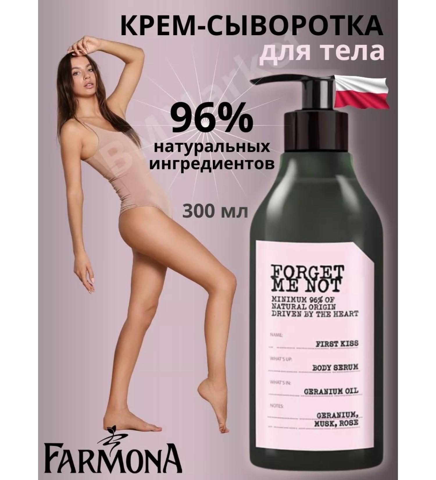 FARMONA Cream - Body serum restorative with geranium 300 ml - Buy Online on GoSupps.com