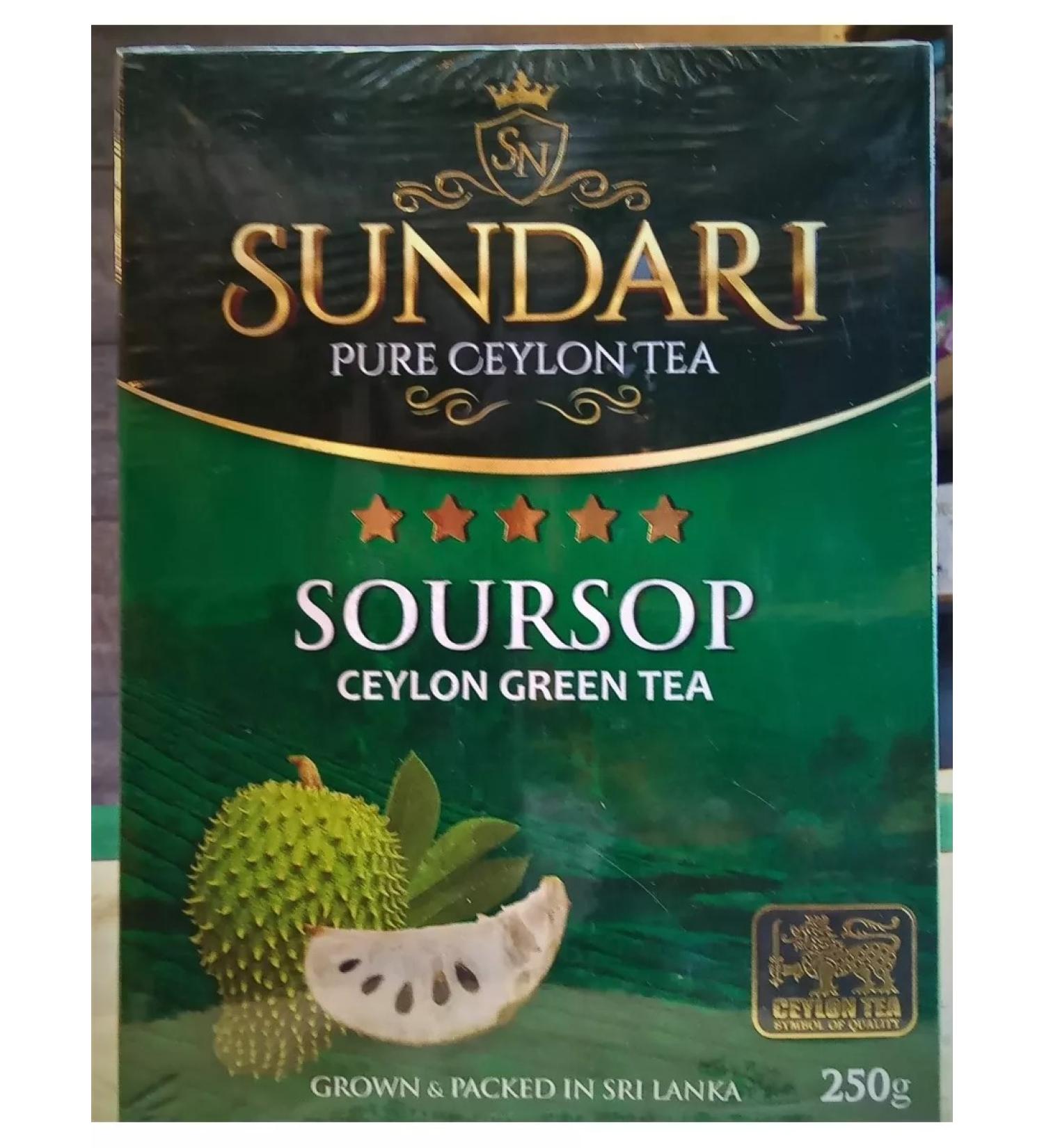 Sundari Green tea with a sausup 250g. Sri Lanka