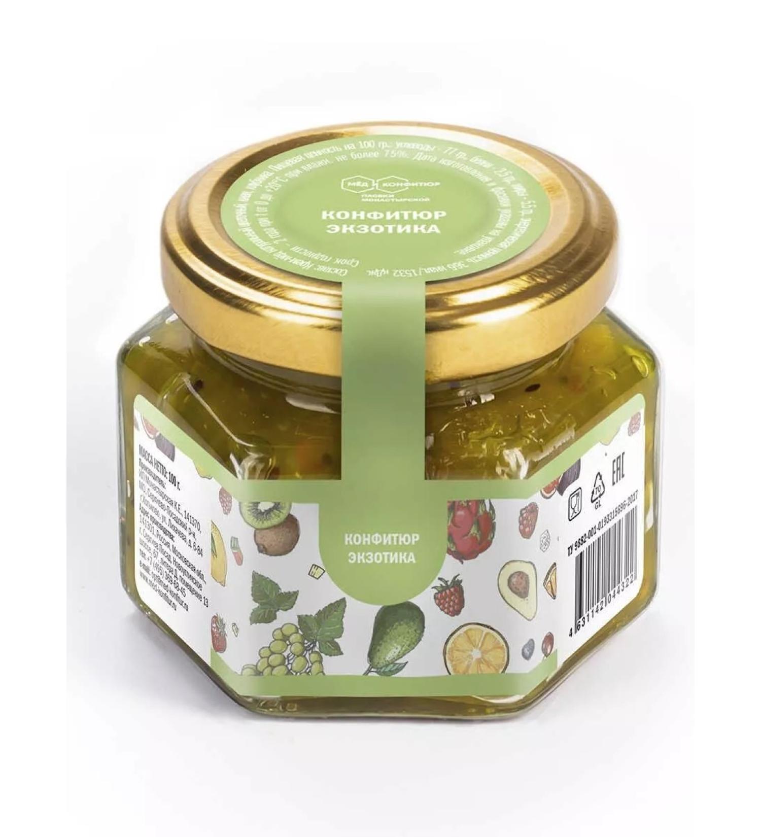 bee lab Jam exotic (pineapple orange kiwi) 150 gr