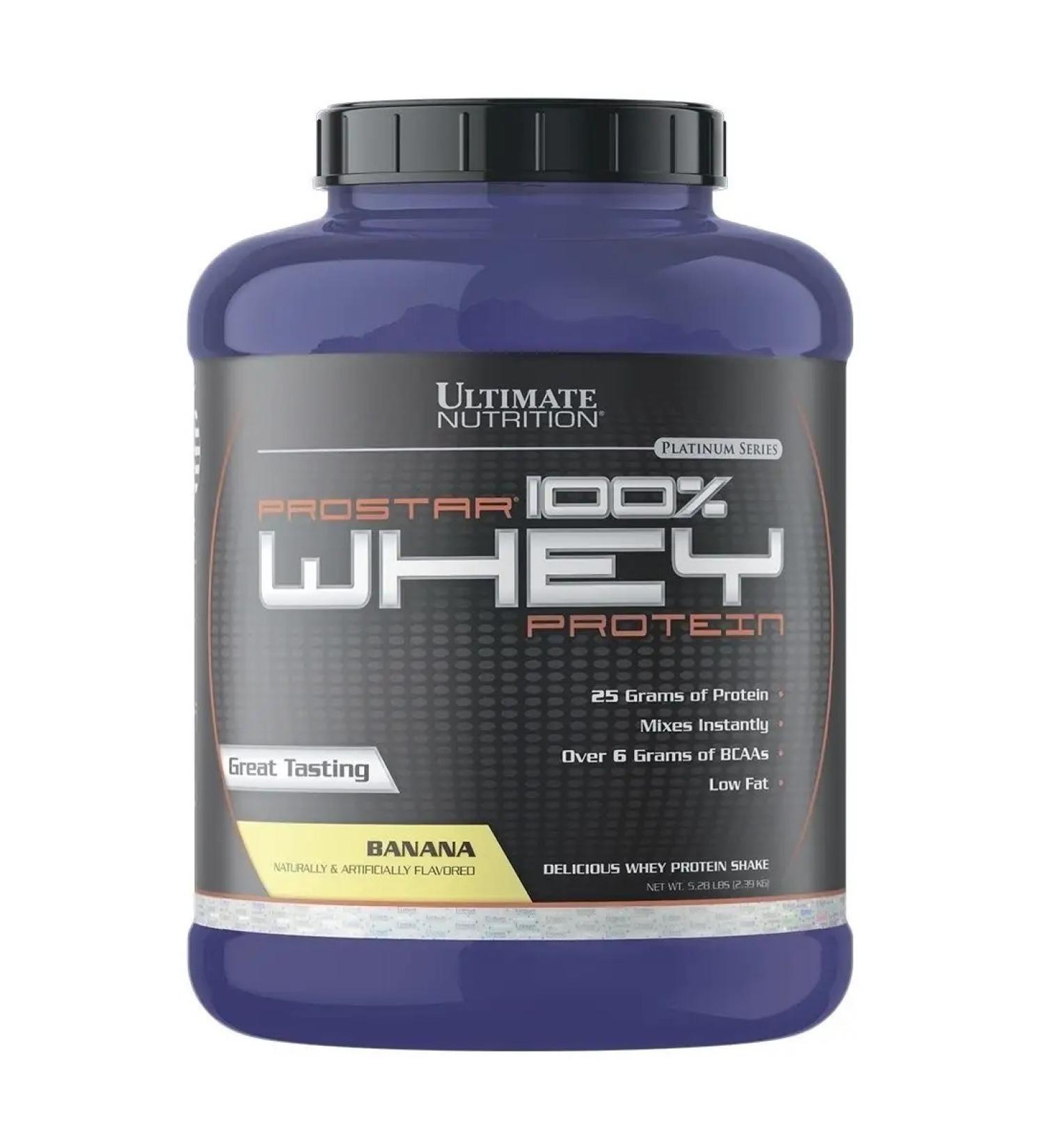 Ultimate Nutrition Protein Prostar Whey 2390 g - banana - Buy Online on GoSupps.com