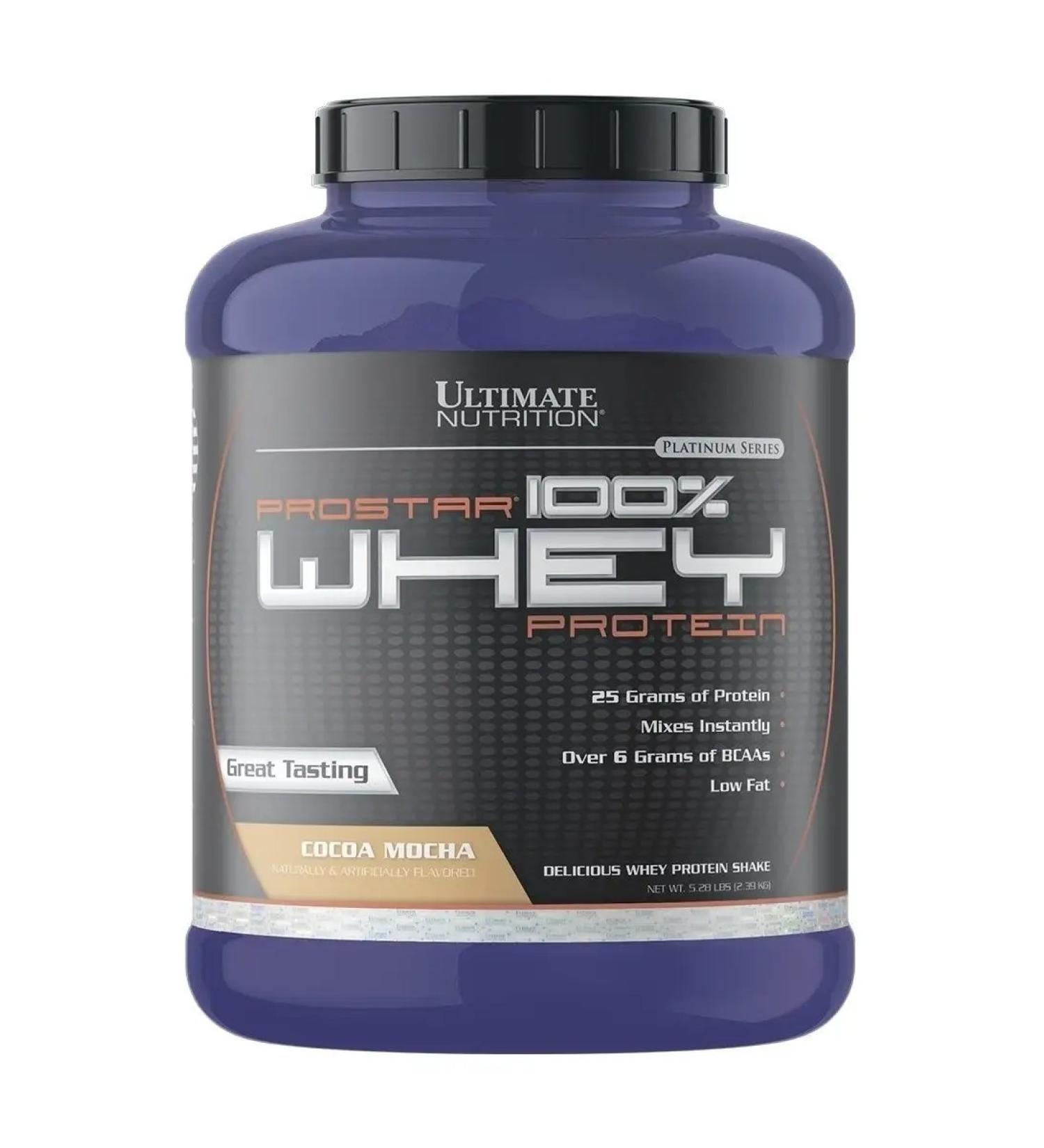 Ultimate Nutrition Protein Prostar Whey 2390 g - cocoa and mokko - Buy Online on GoSupps.com