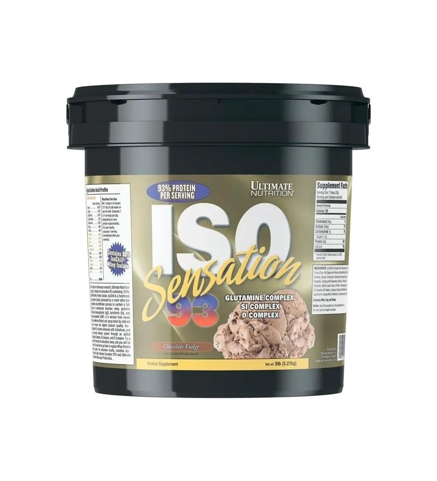 Ultimate Nutrition ISO Sensation protein 2270 g - chocolate lipstick - Buy Online on GoSupps.com