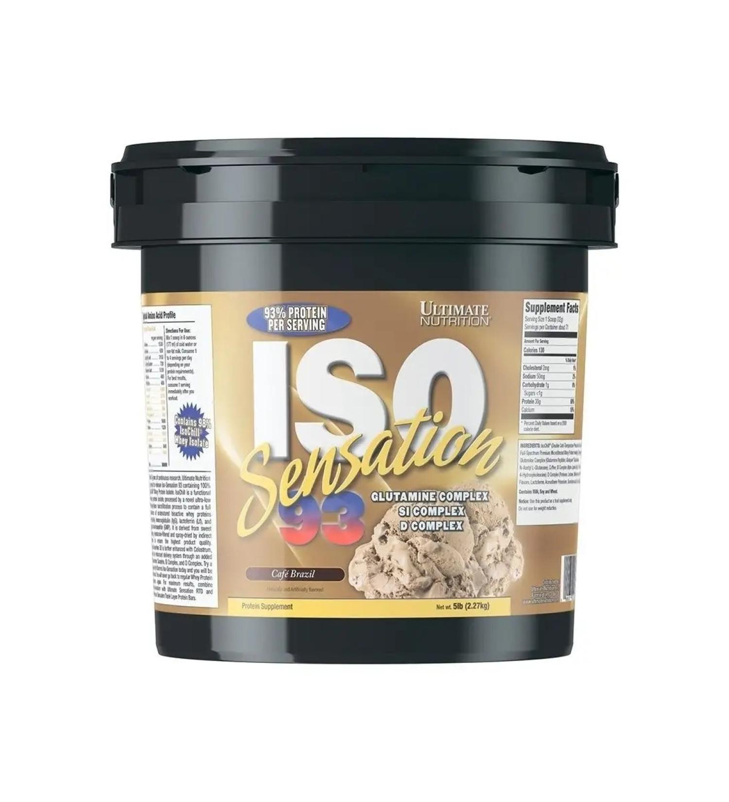 Ultimate Nutrition Protein ISO Sensation 2270 g - Brazilian coffee - Buy Online on GoSupps.com