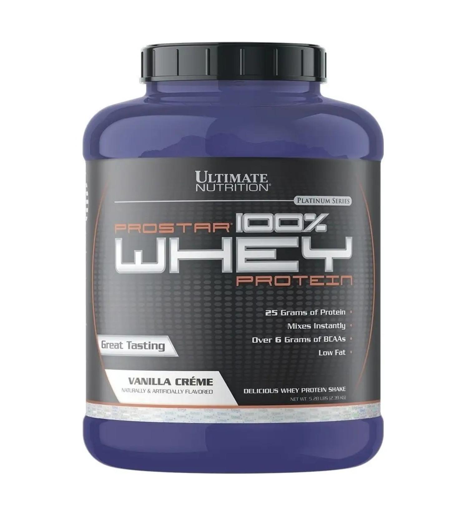 Ultimate Nutrition Protein Prostar Whey 2390 g - vanilla cream - Buy Online on GoSupps.com