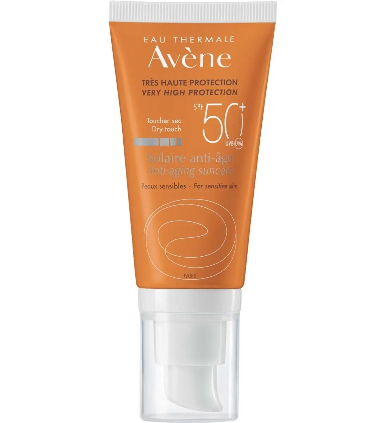 AVENE Sunwall cream anti-aging SPF50 Anti-Auging Suncare - Buy Online on GoSupps.com