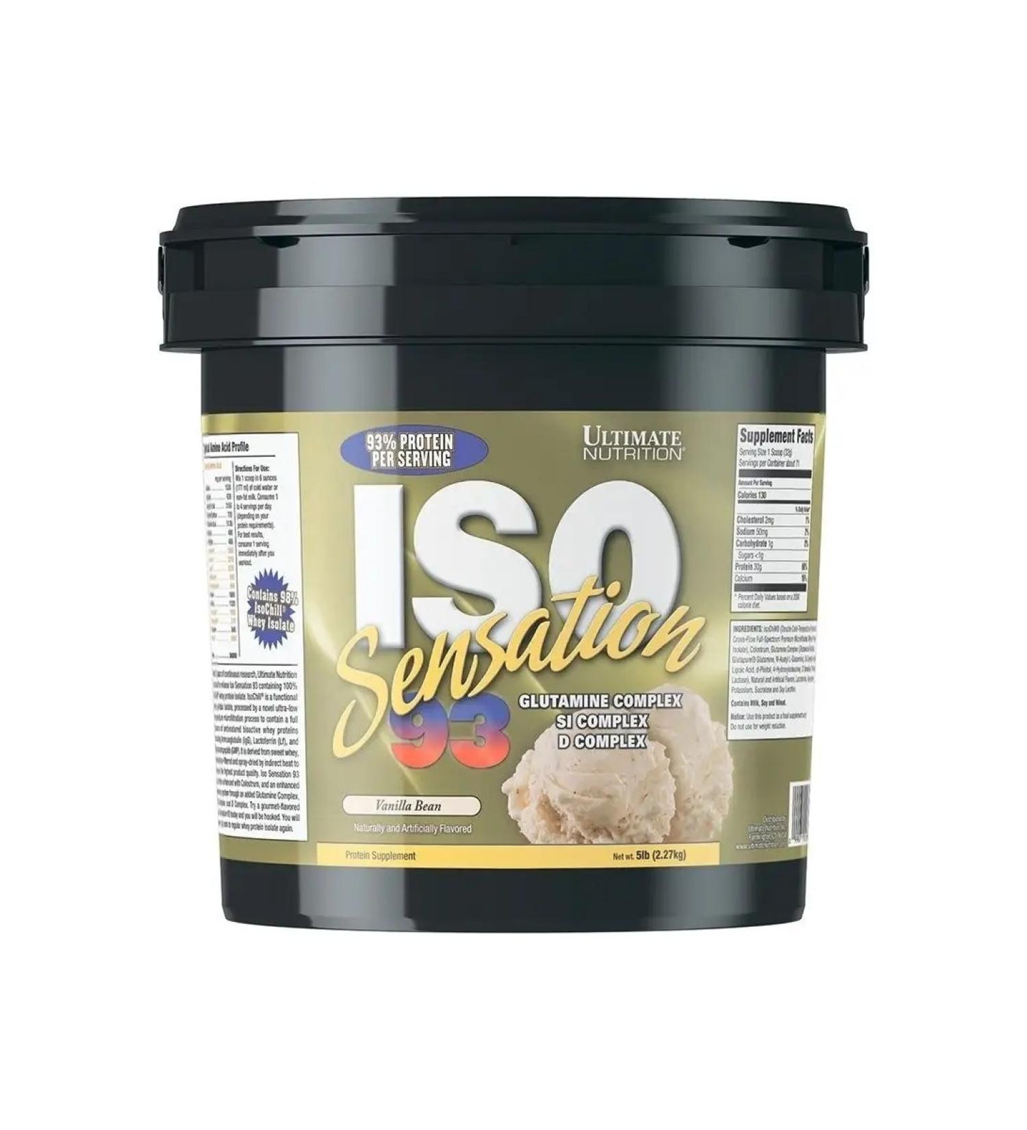 Ultimate Nutrition Protein ISO Sensation 2270 g - vanilla bob - Buy Online on GoSupps.com