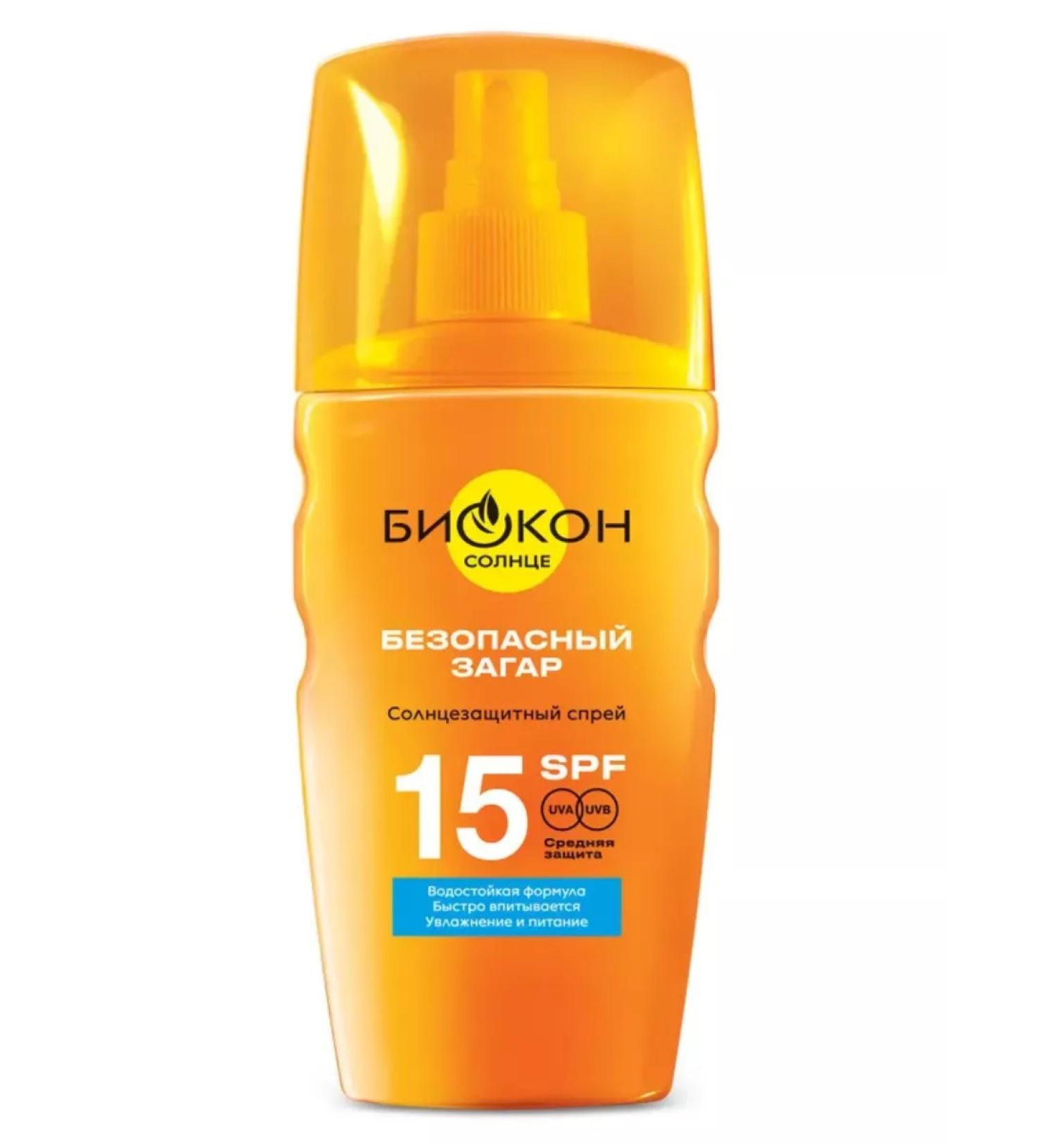 Biocon 5358 Sun-protection cream spray SPF 15 160ml - Buy Online on GoSupps.com