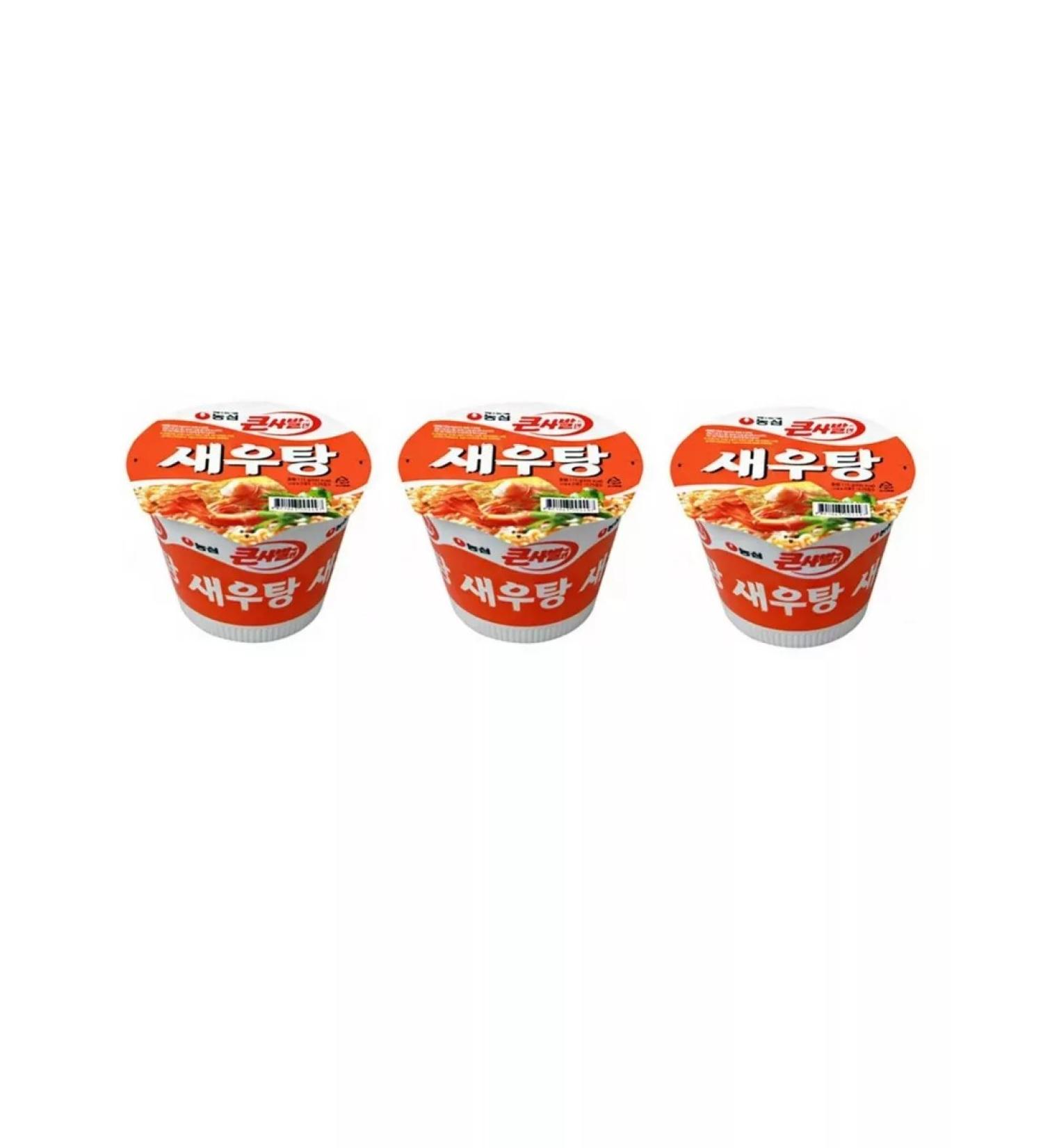 Nongshim Lapsha Seutang (Big Bowl) 115 g 3 pcs - Buy Online on GoSupps.com