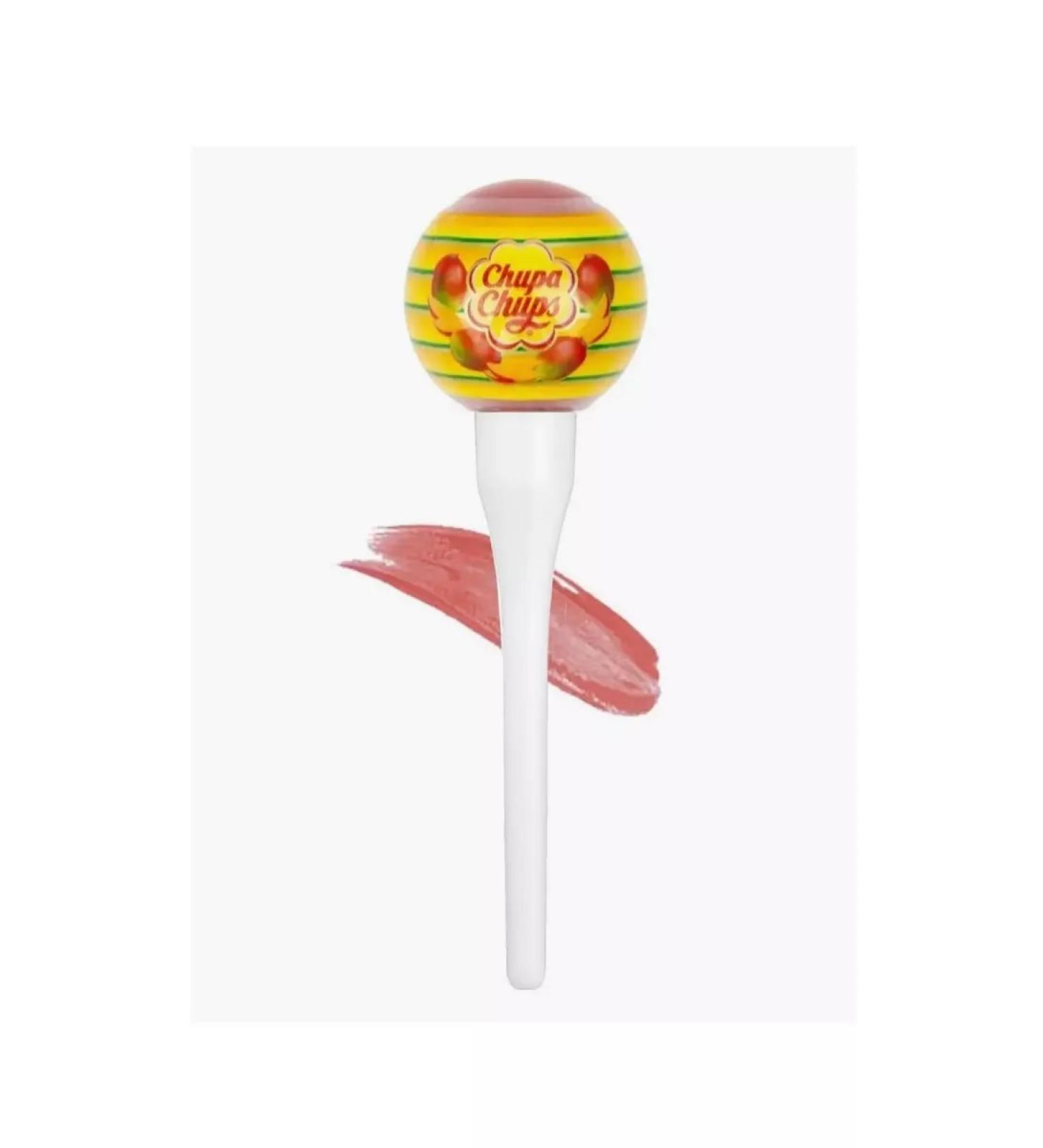 Chupa Chups Liquid lipstick in the shade of "Mango" - Buy Online on GoSupps.com