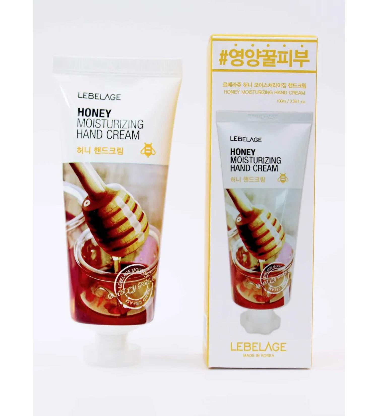 Lebelage Moisturizing hand cream with honey 100 ml - Buy Online on GoSupps.com