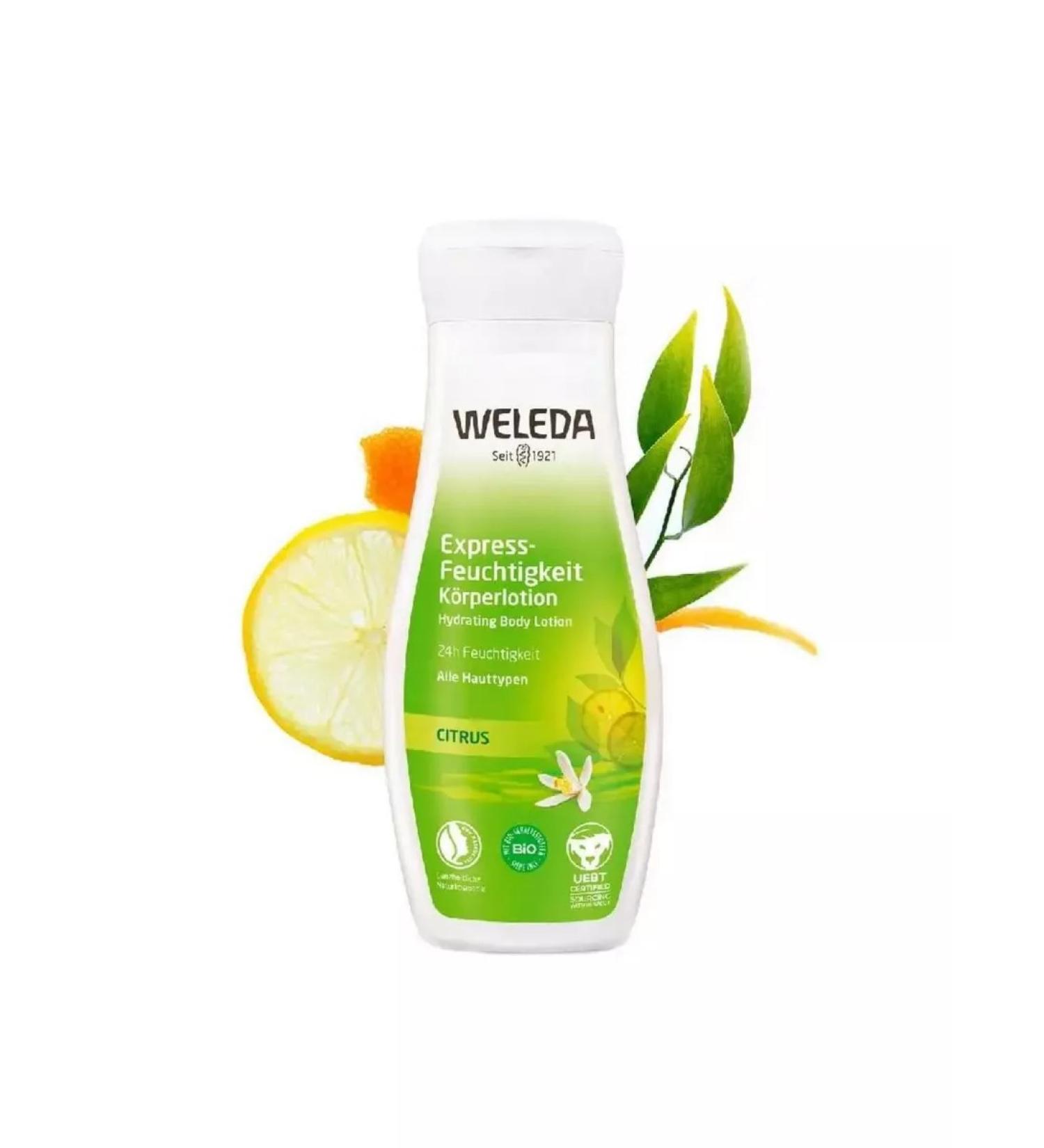 WELEDA Citrus -free refreshing milk for the body 200 ml - Buy Online on GoSupps.com