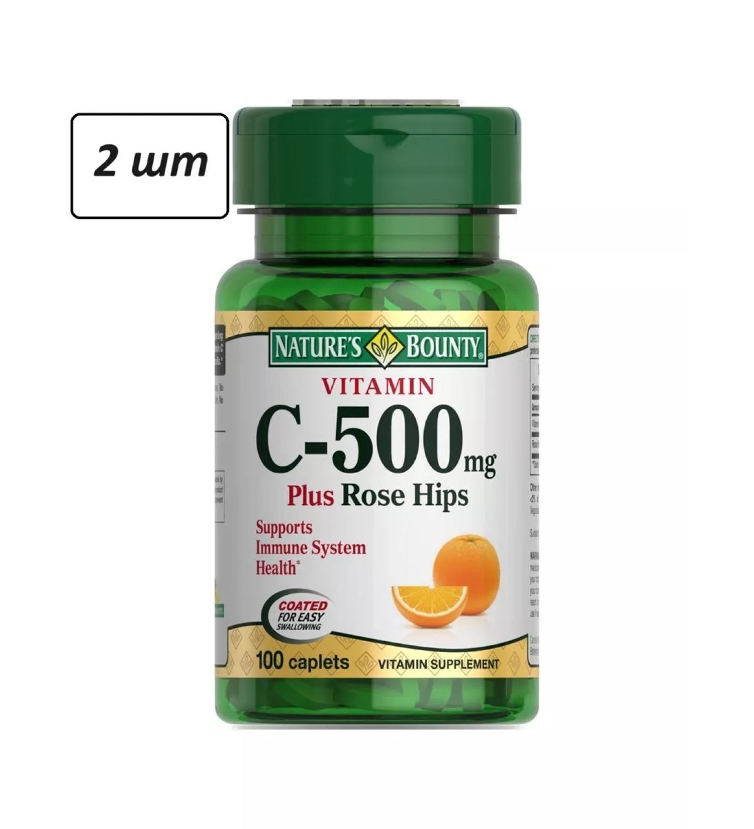 Nature's bounty Vitamin C and rosehip 2 pcs