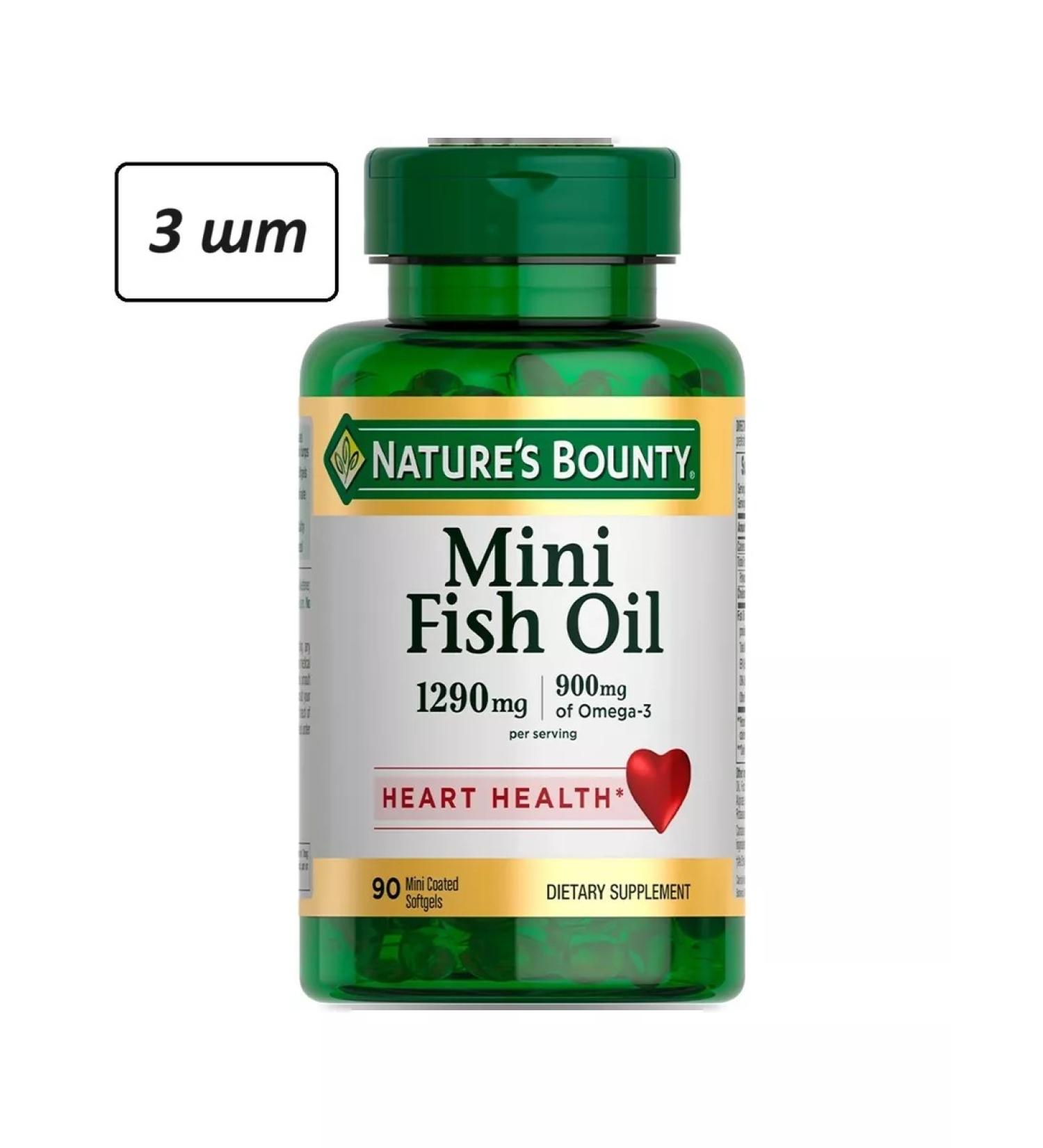 Nature's bounty Omega 3 3 pcs