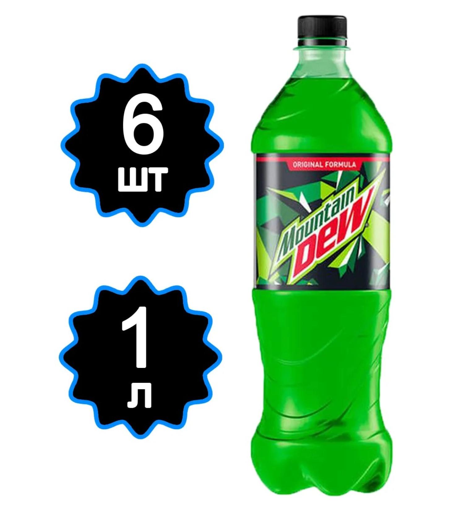 MOUNTAIN DEW Drink Montin Dew (MNT DEW) 1L x 6 pcs