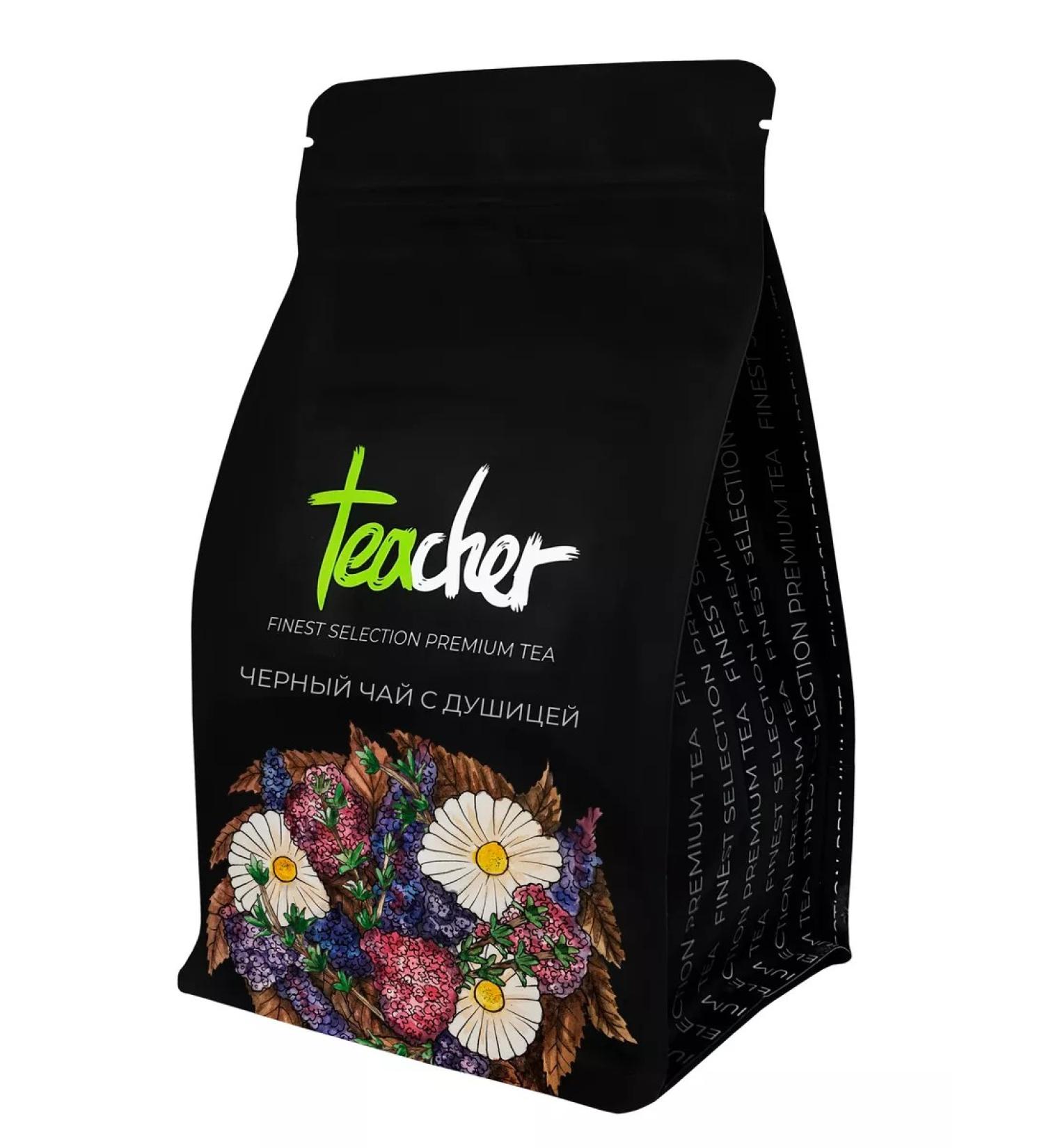 TEACHER Black tea with oregano 250 g - Buy Online on GoSupps.com