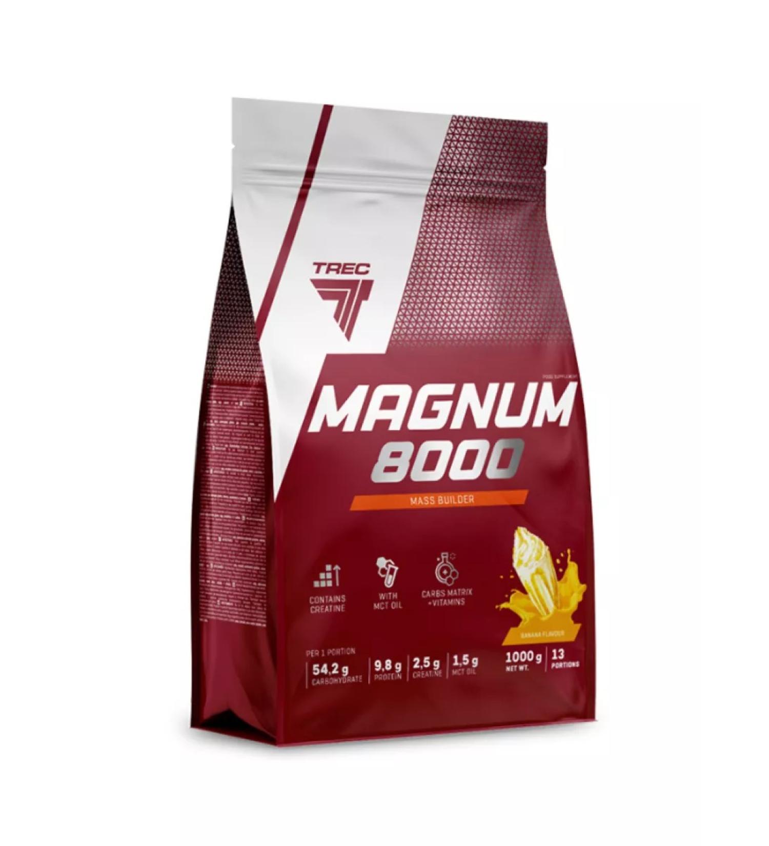 Trec Nutrition Gainer Magnum 8000 for a mass of mass 1000 g - banana