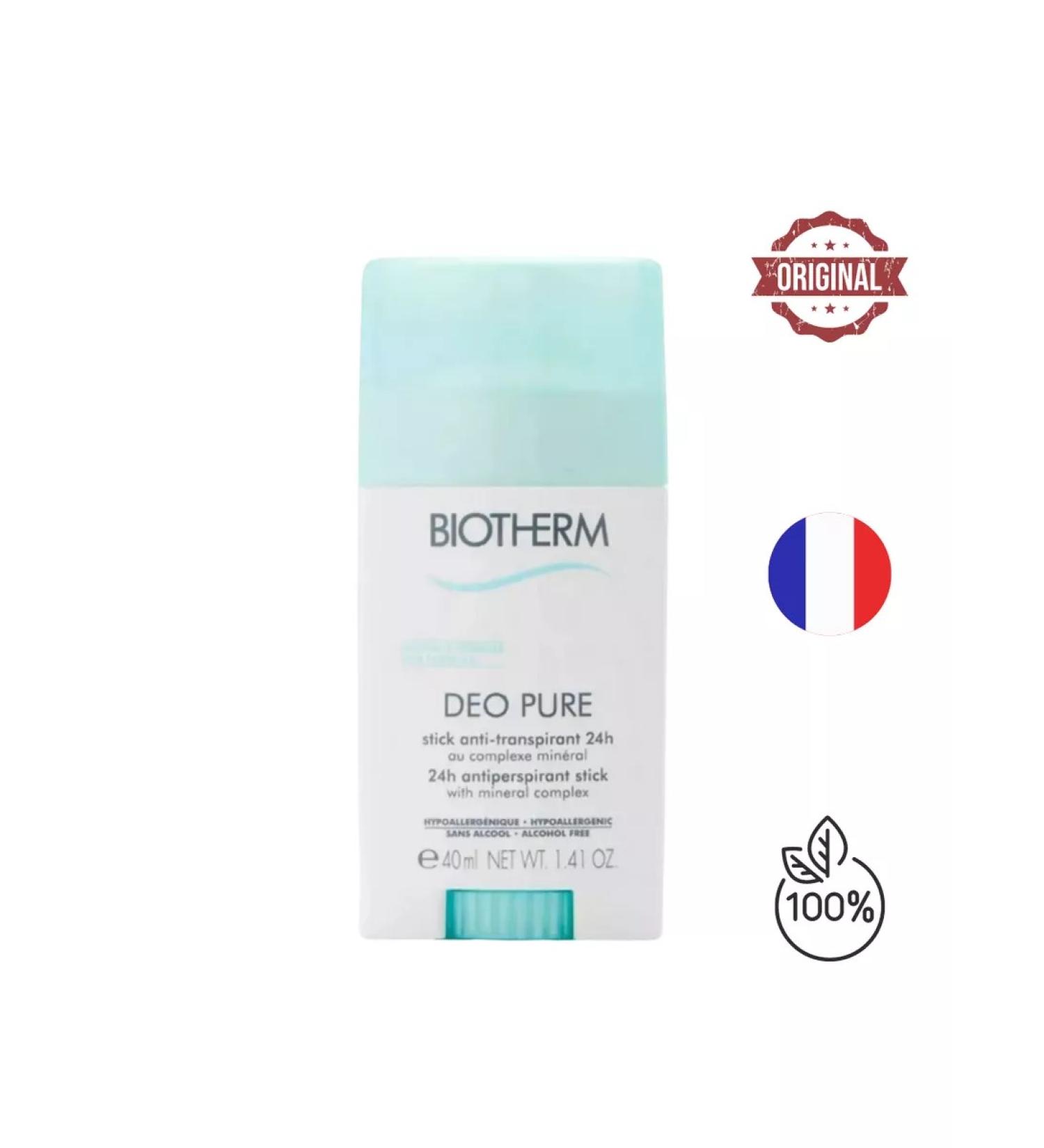 BIOTHERM Deodorantist Deo Pure Stick - Buy Online on GoSupps.com
