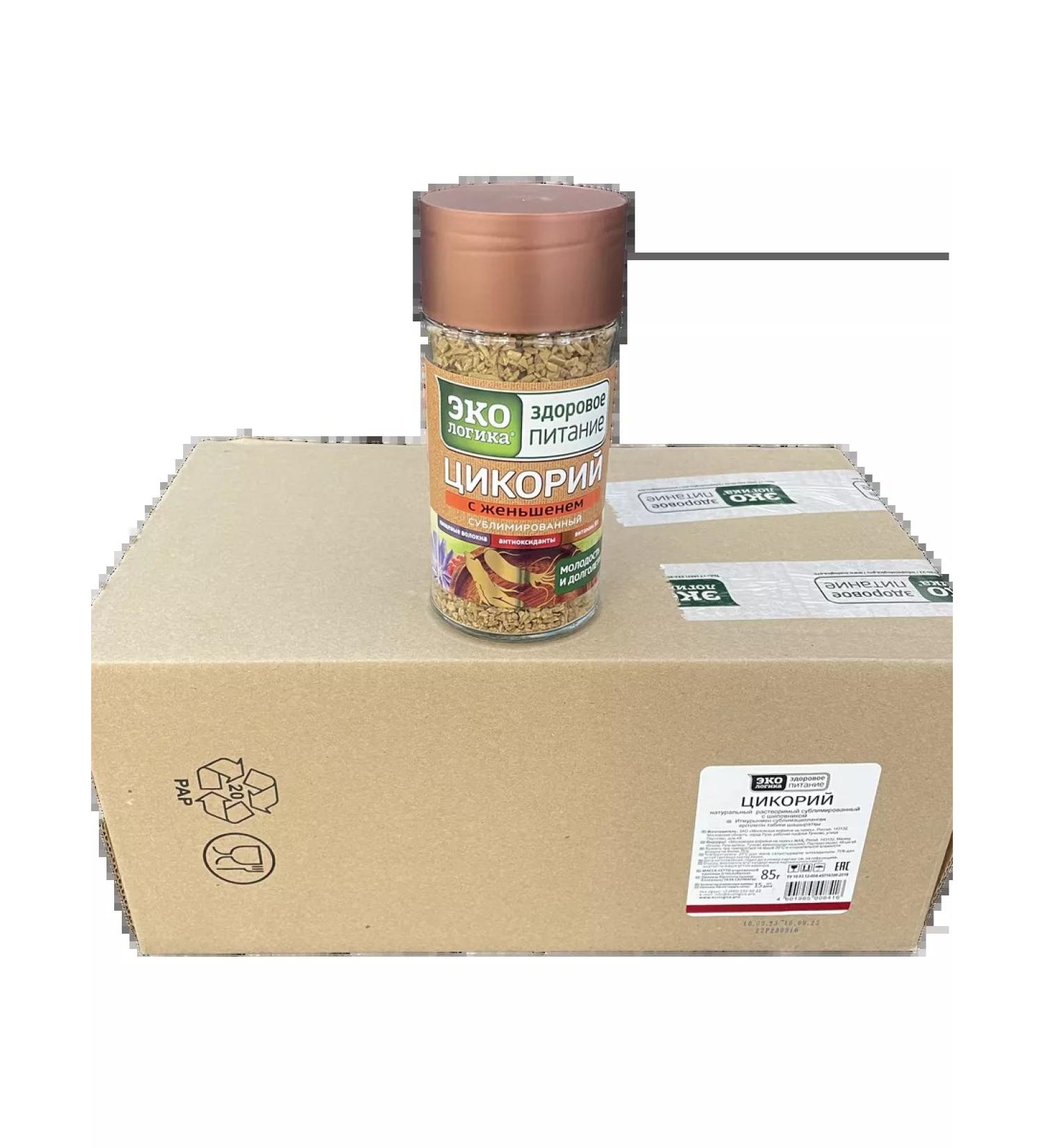 EcoLogic Tsikoria with ginseng ST 85g - 15 pieces - Buy Online on GoSupps.com