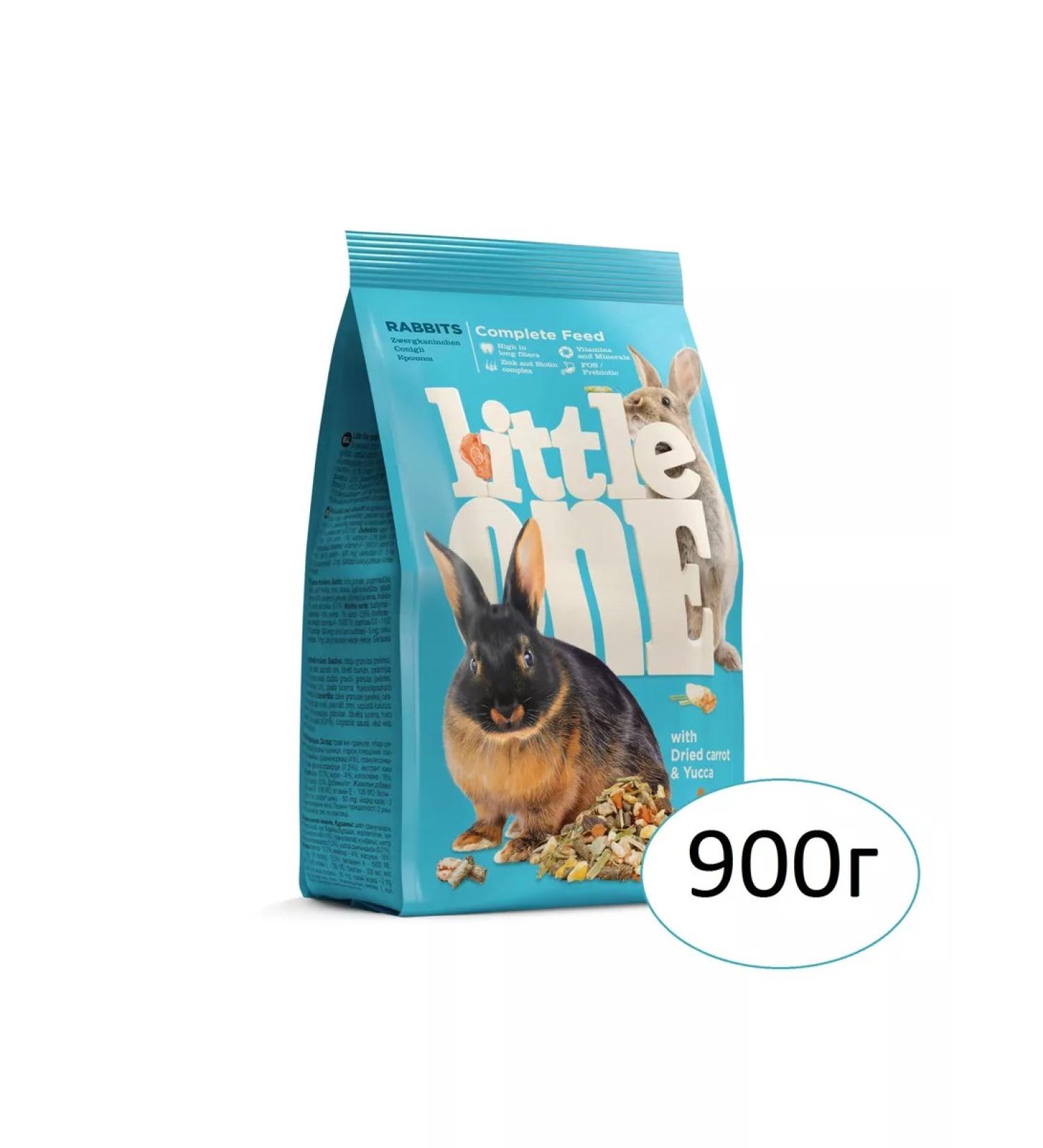 LITTLE ONE Feed for rabbits 900 g - Buy Online on GoSupps.com