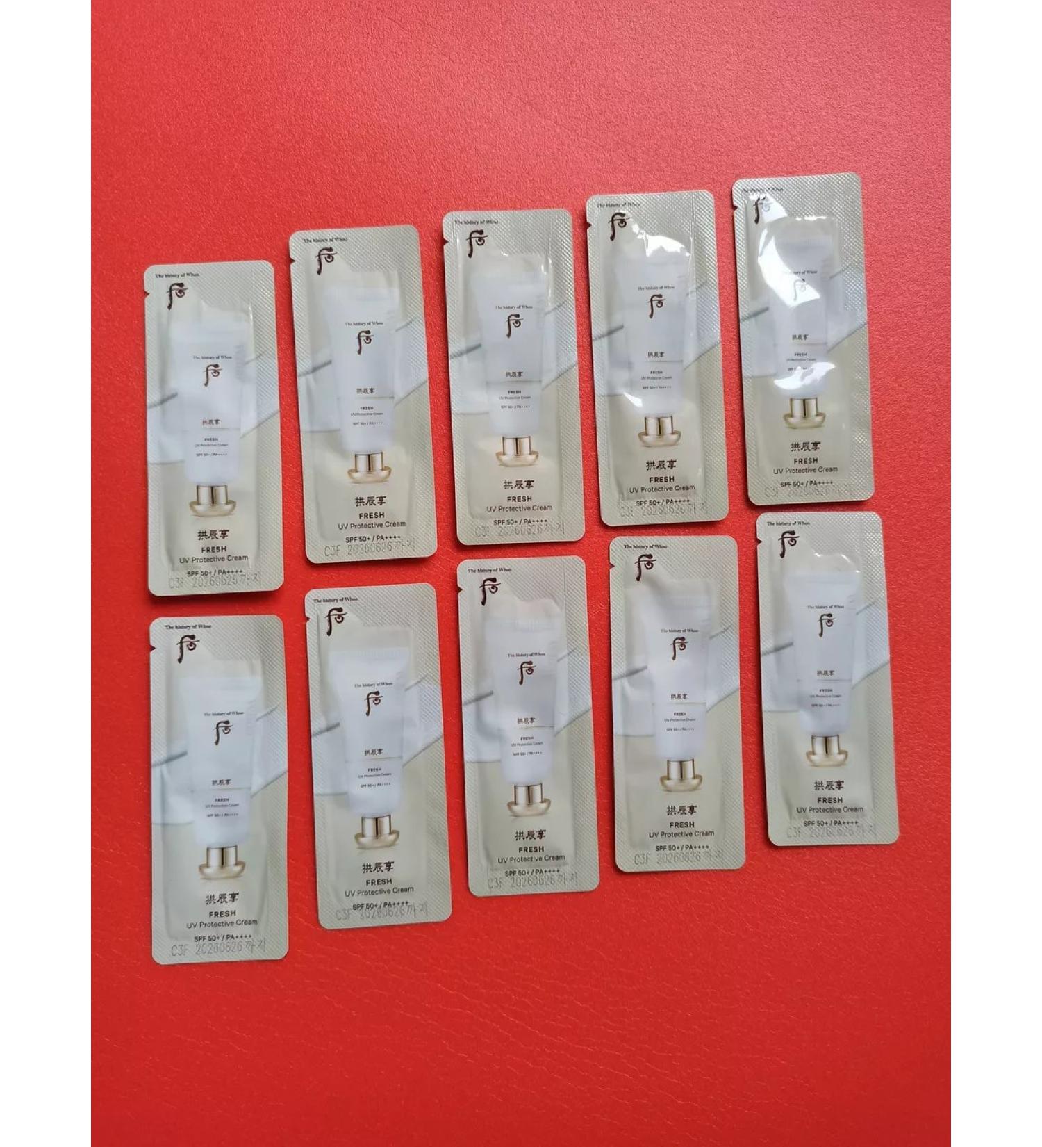 The History of Whoo Light sunscreen face cream.