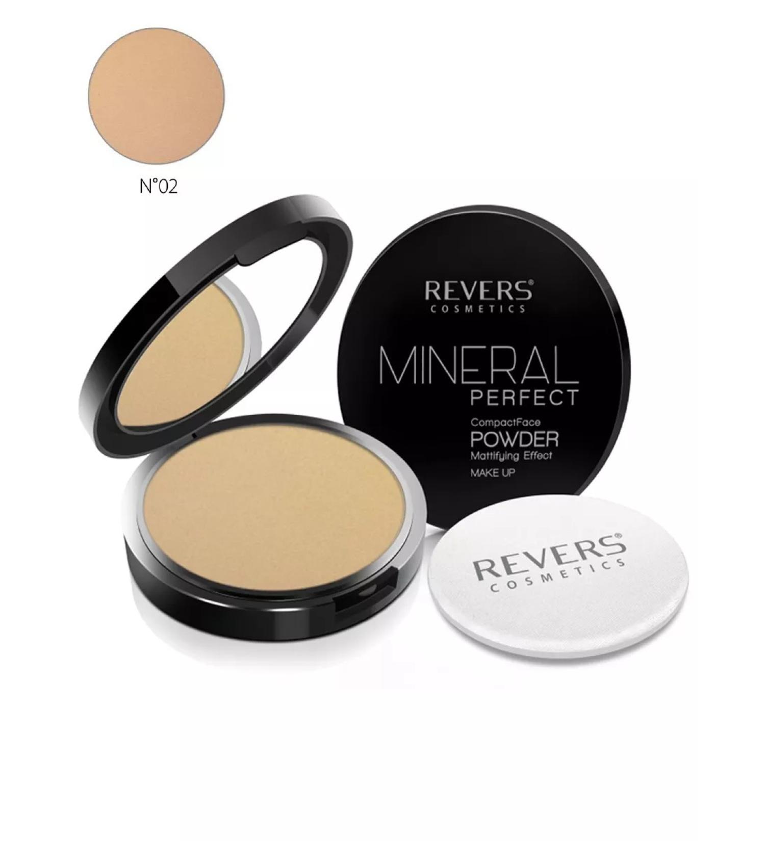 REVERS COSMETICS Mineral Perfect 02 Compact powder 9g - Buy Online on GoSupps.com