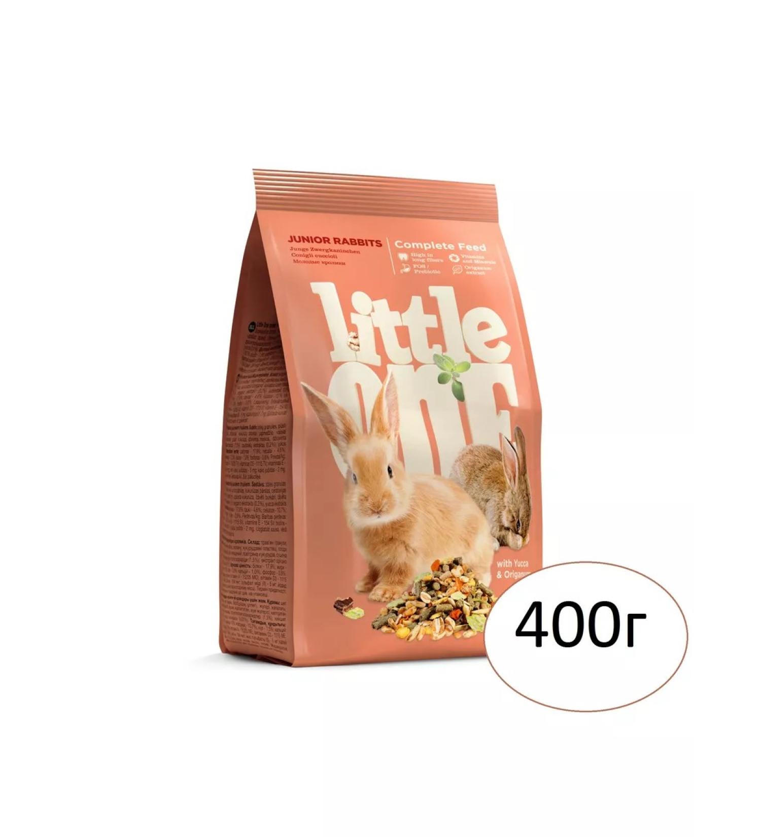 LITTLE ONE Feed for young rabbits 400 g - Buy Online on GoSupps.com