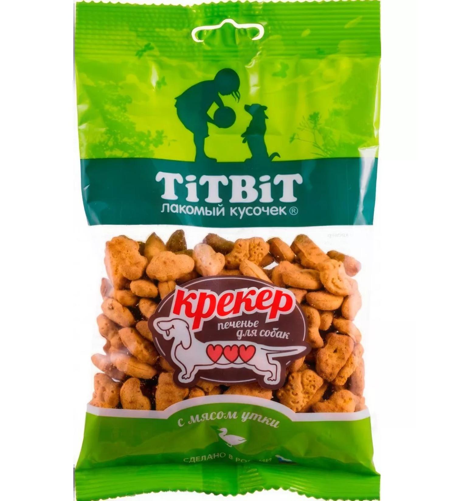 Titbit The treat for dogs of small breeds. cracker. With duck meat. 100 g