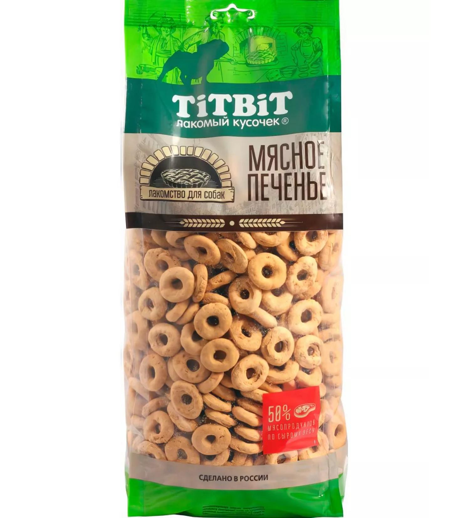 TiTBiT The treat of meat drying for dogs. With beef. 1 kg