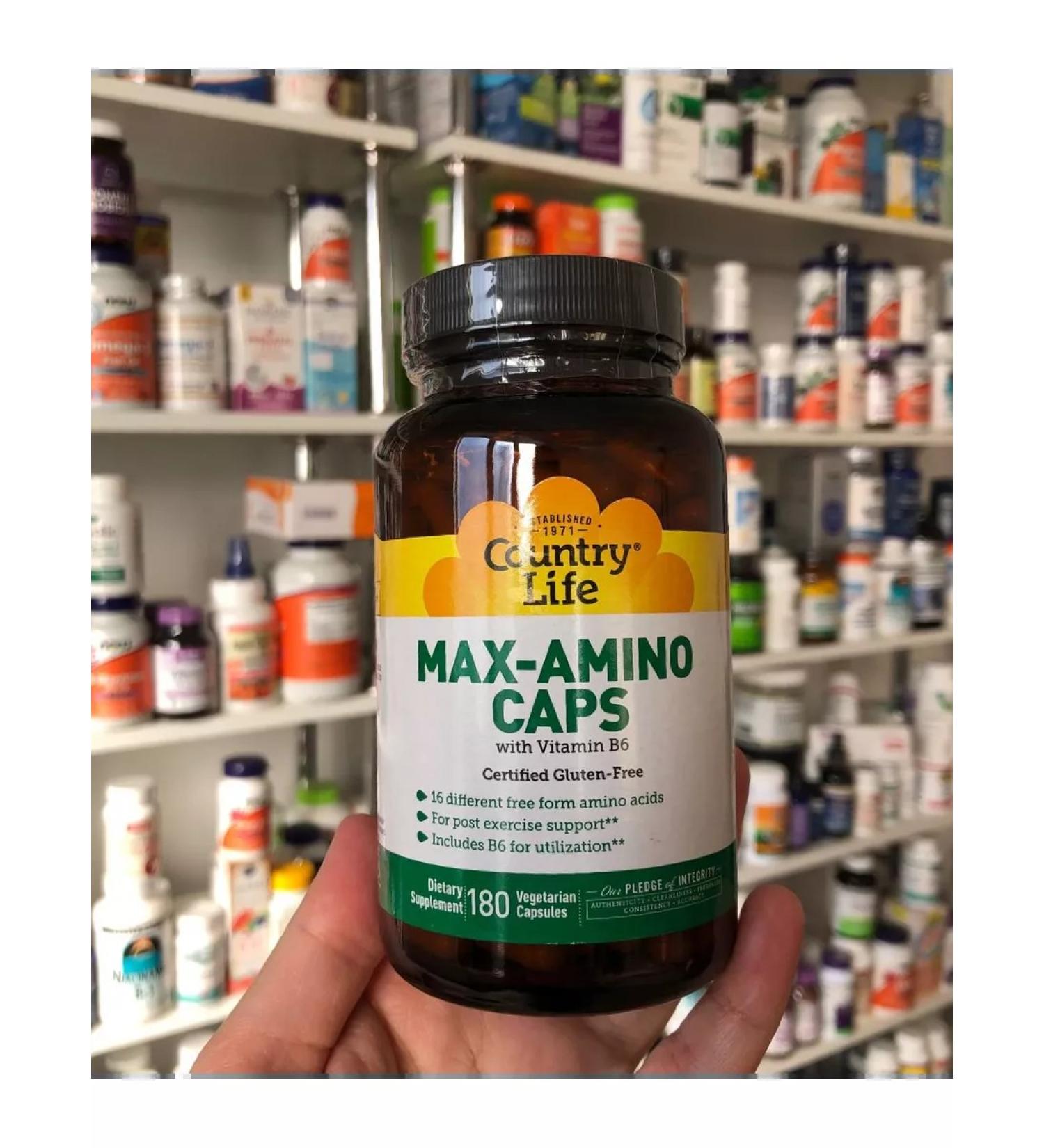 Country Life Max Amino Caps Amino acid Comino