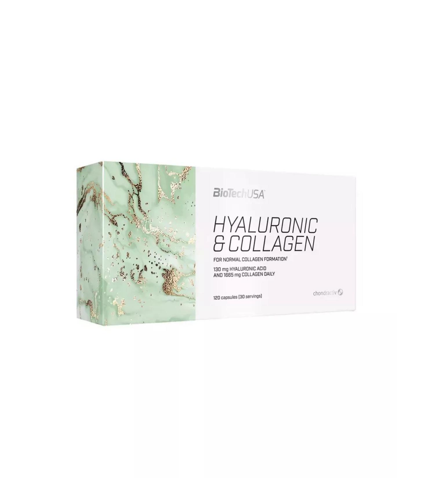 Beautiful life Biotechusa hyaluronic acid and collagen 120 pcs. Capsules m