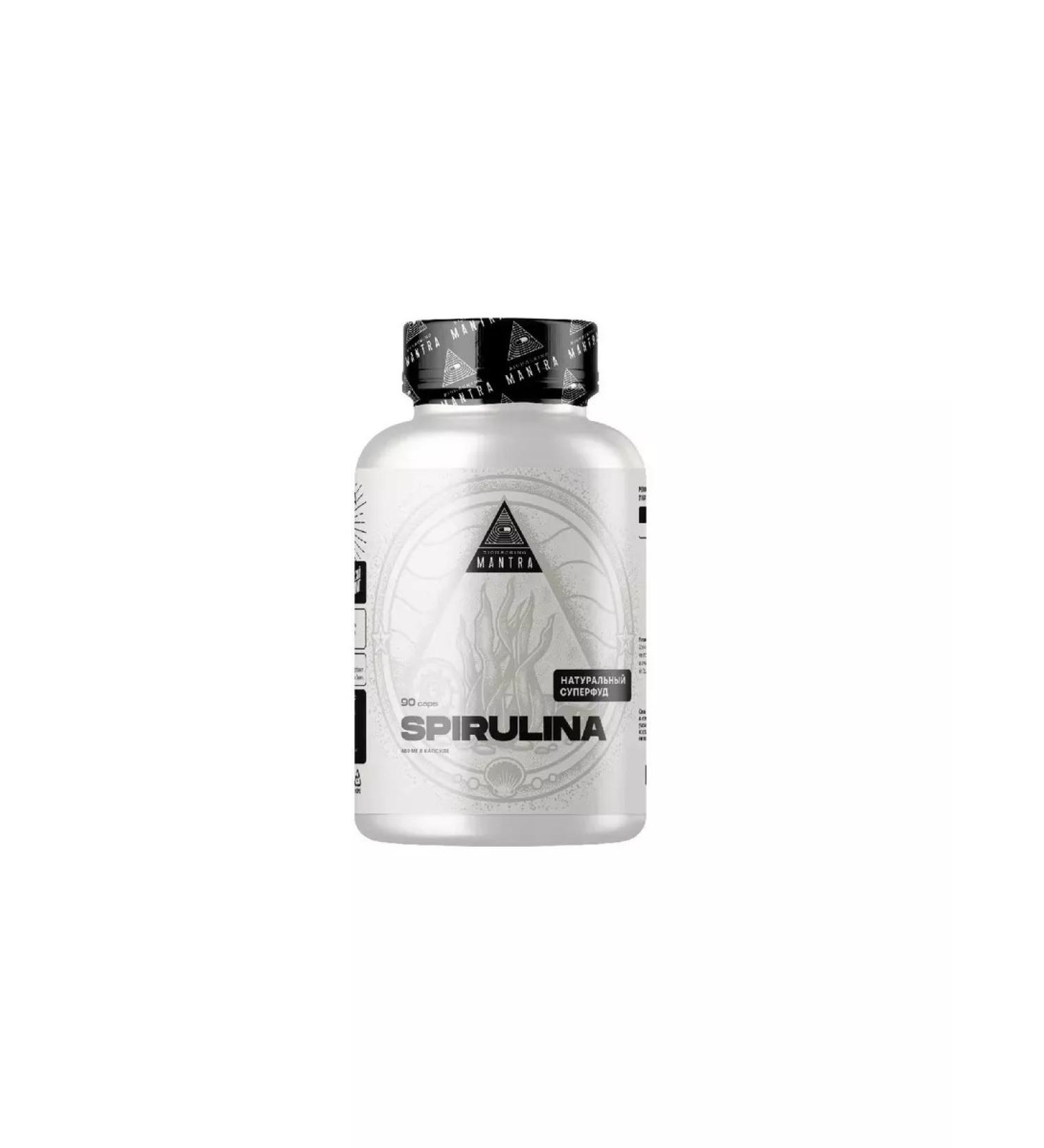 Beautiful life Mantra spirulina 90 pcs. Capsules weighing 600 mg - Buy Online on GoSupps.com