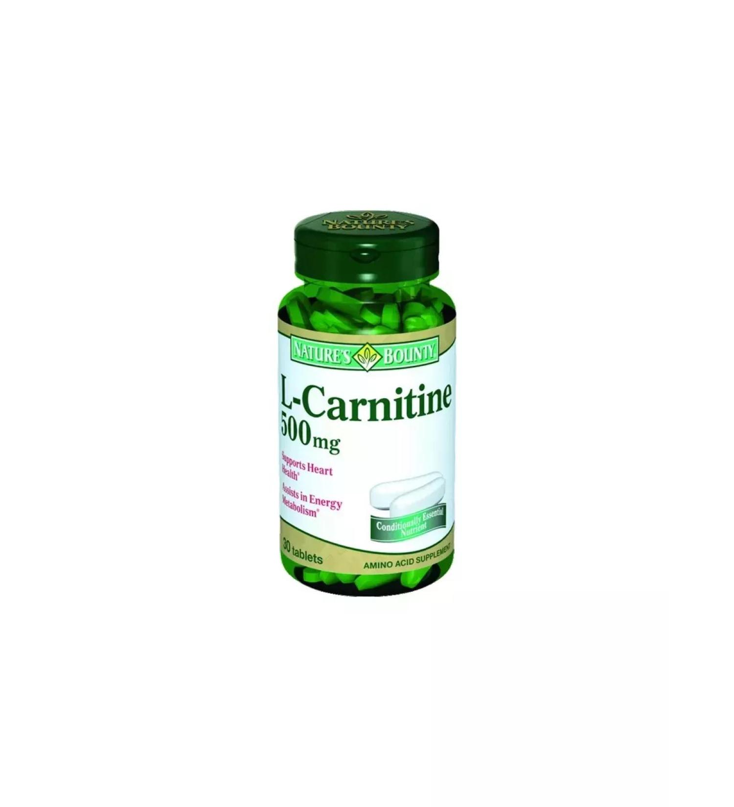 Beautiful life Nature's Bounty L-Carnitine "L-Carnitine" tablets 500MG No. 30