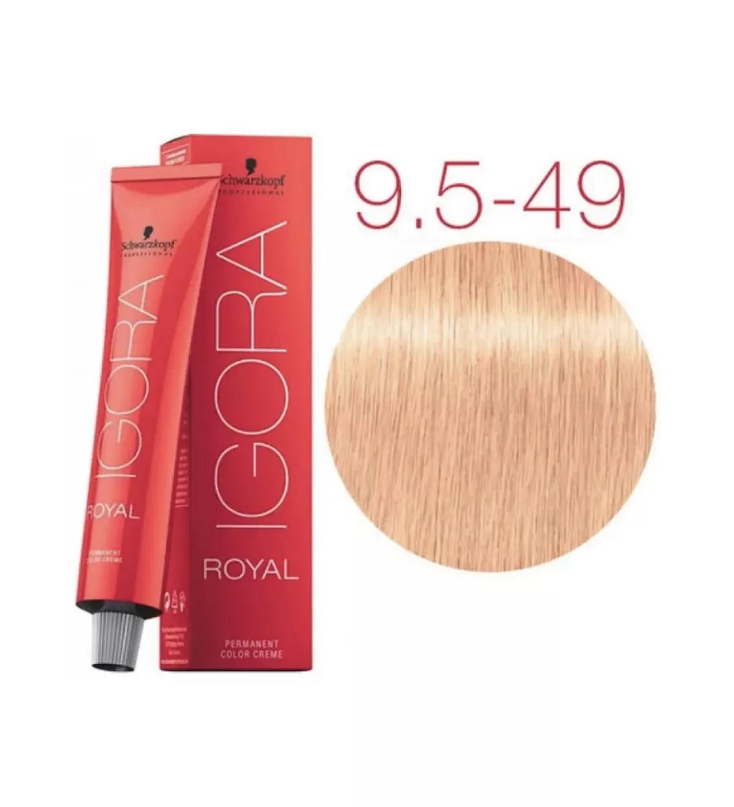 Schwarzkopf Professional Igora Royal Igor Color 9.5-49 Light blond 60 ml